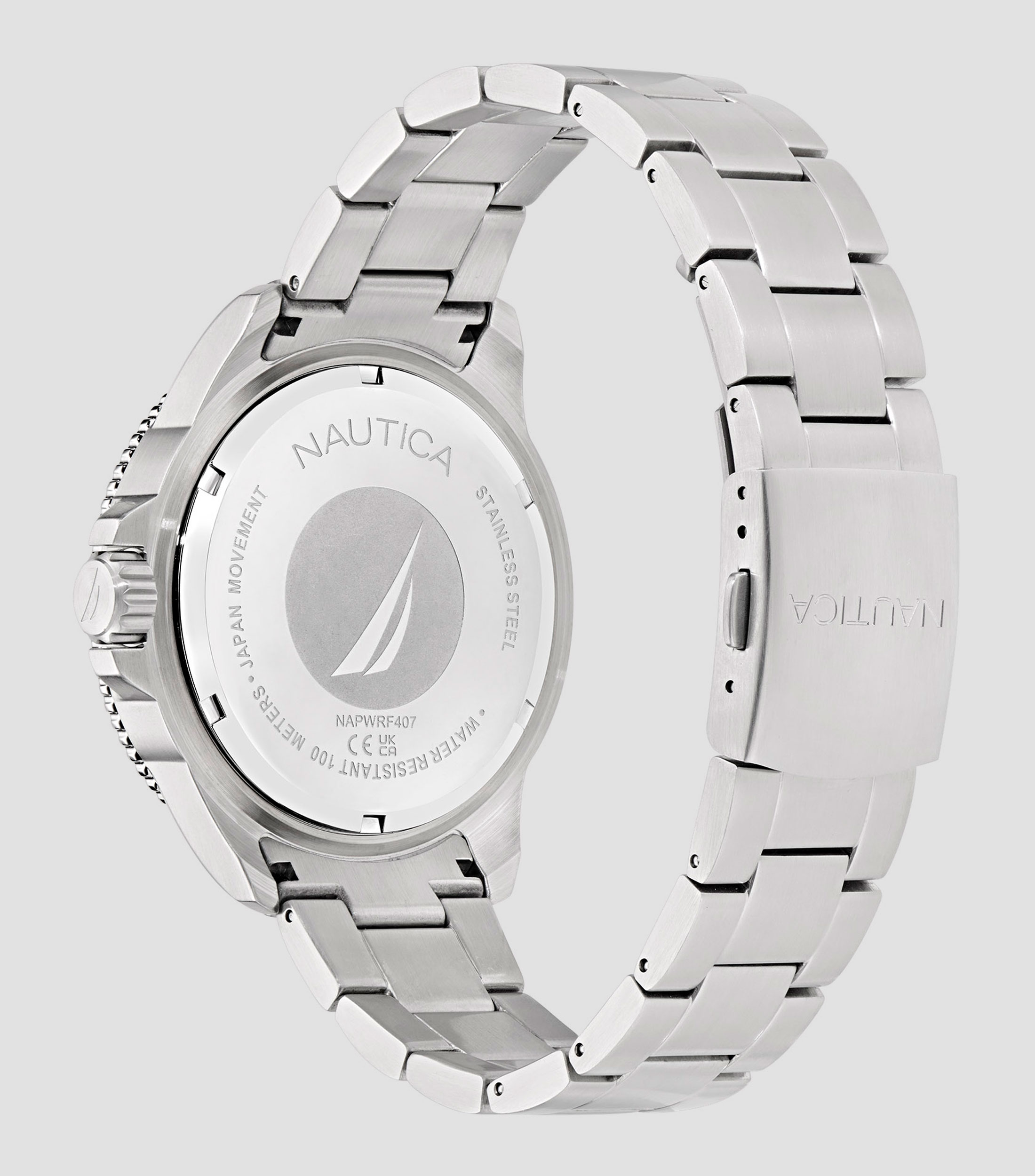 Reloj para Hombre NCT Windrose Casual, Plata, Negro