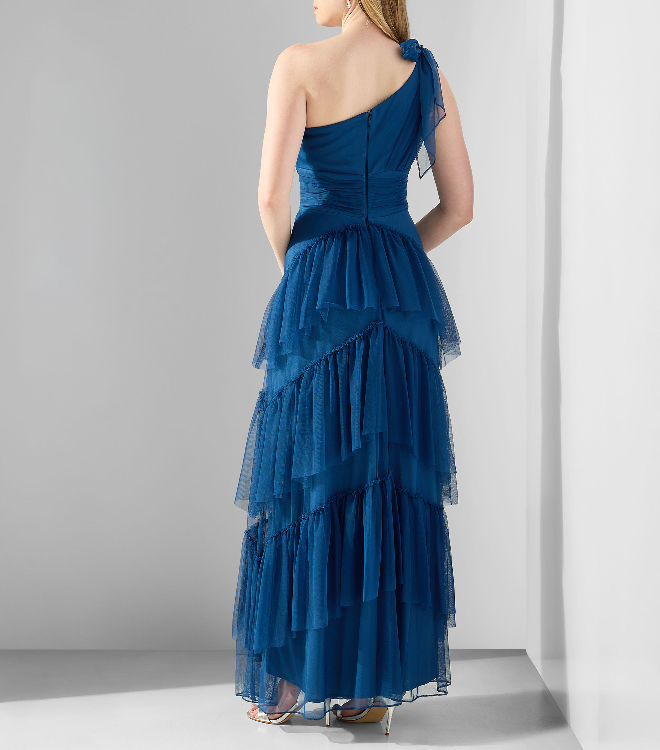 Vestido maxi fantasía Mujer