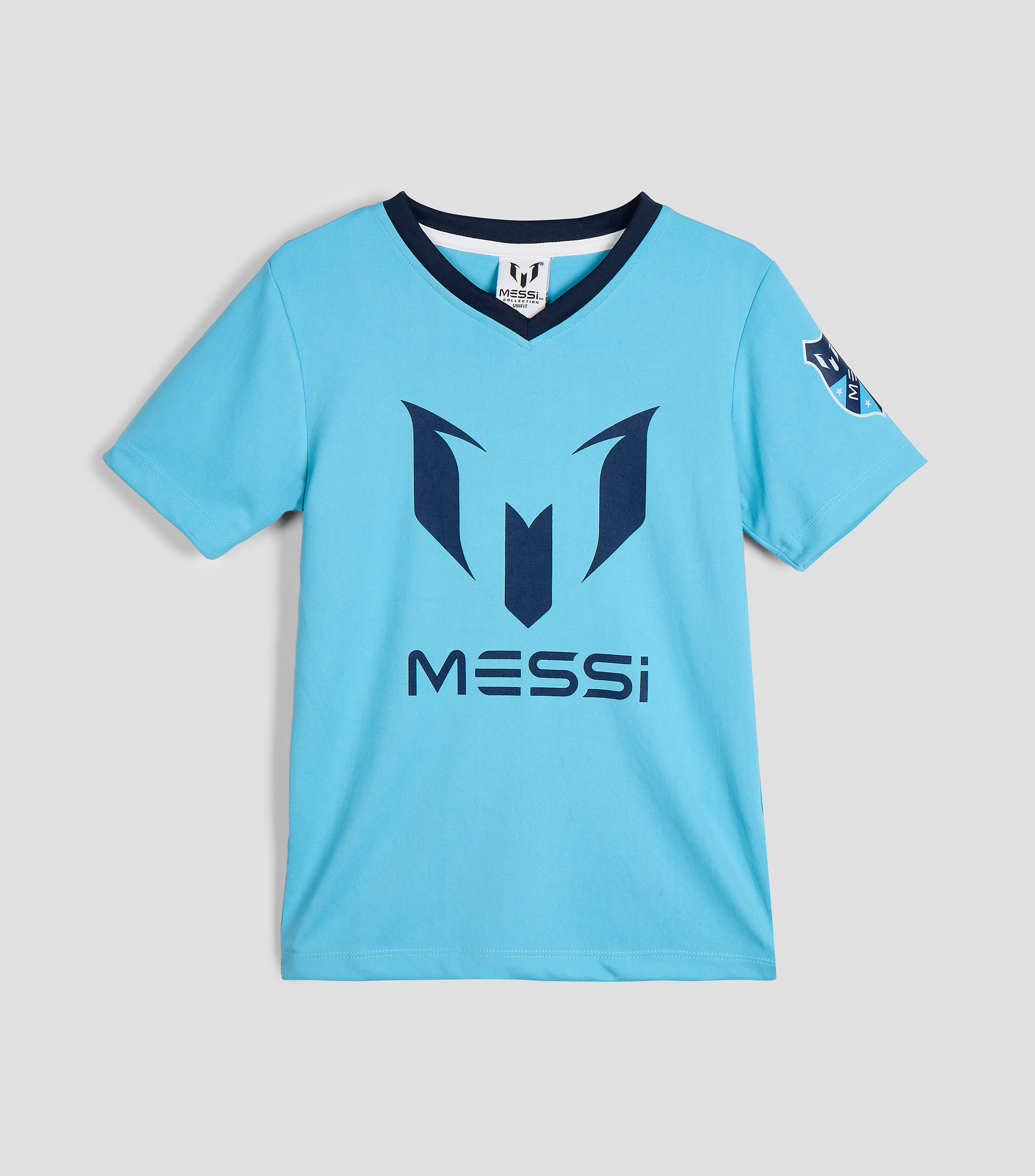 Playera cuello redondo manga corta estampada Niño