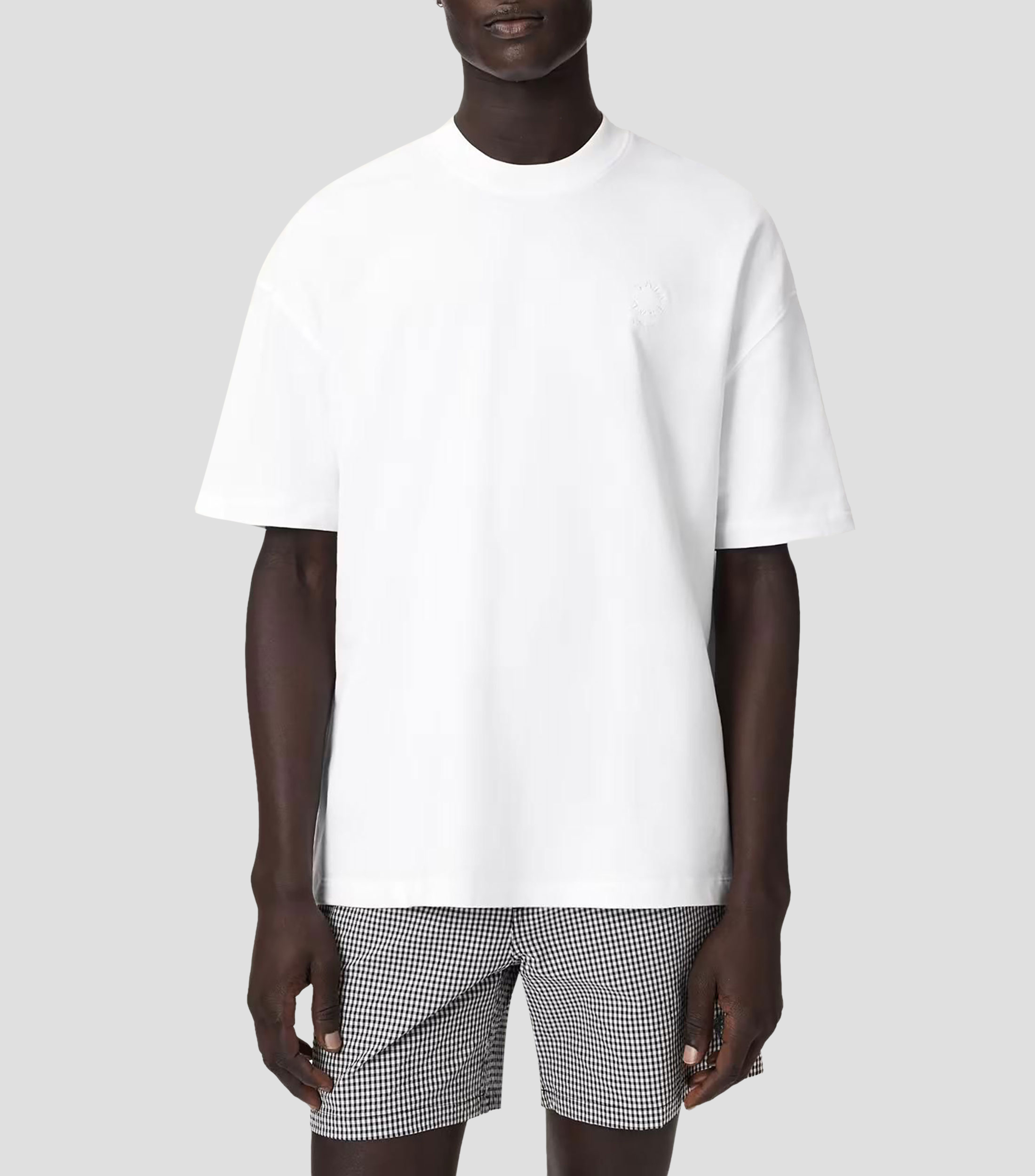 Playera cuello redondo manga corta lisa Hombre
