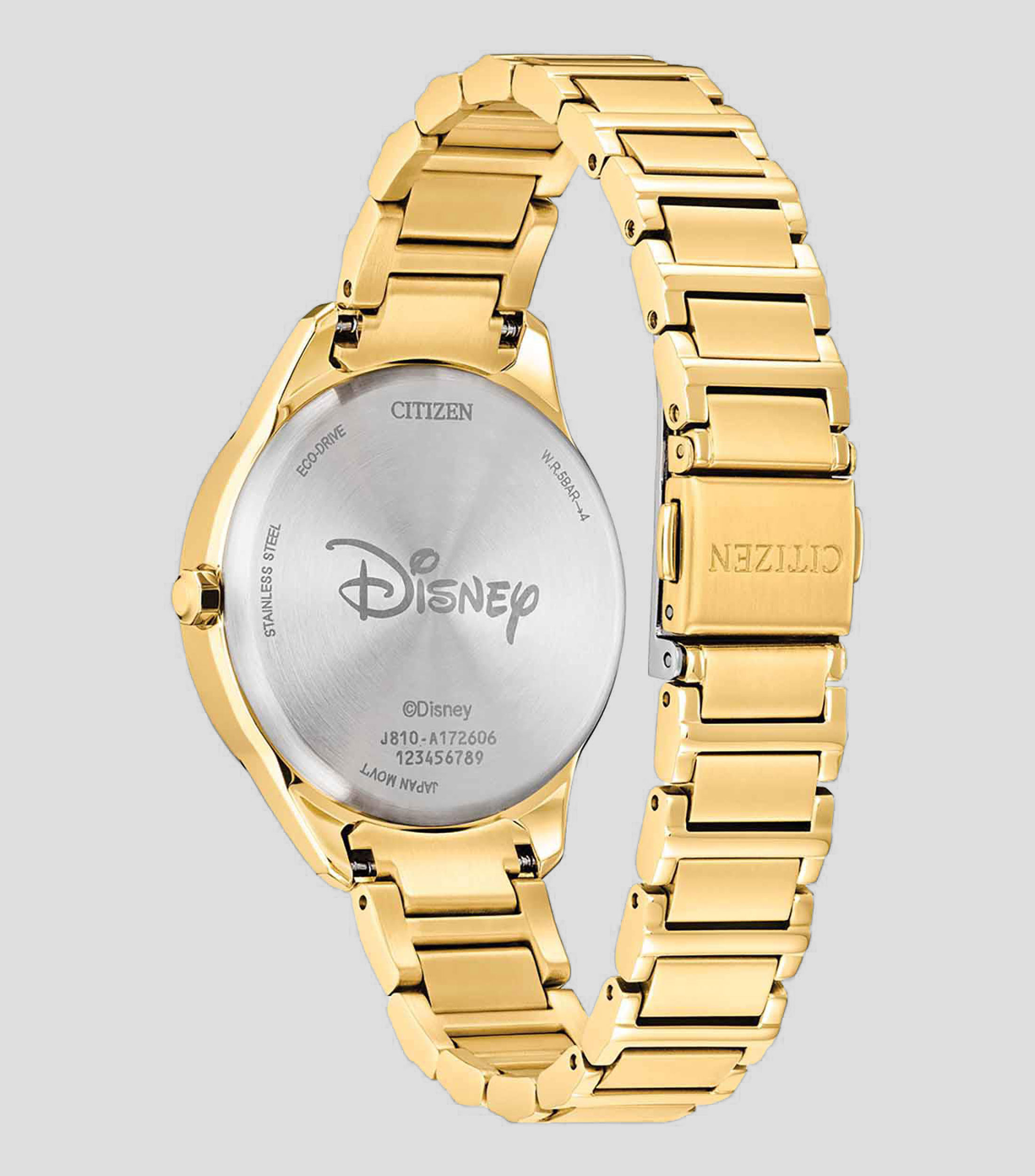 Reloj para Mujer Mickey Flutterby casual dorado