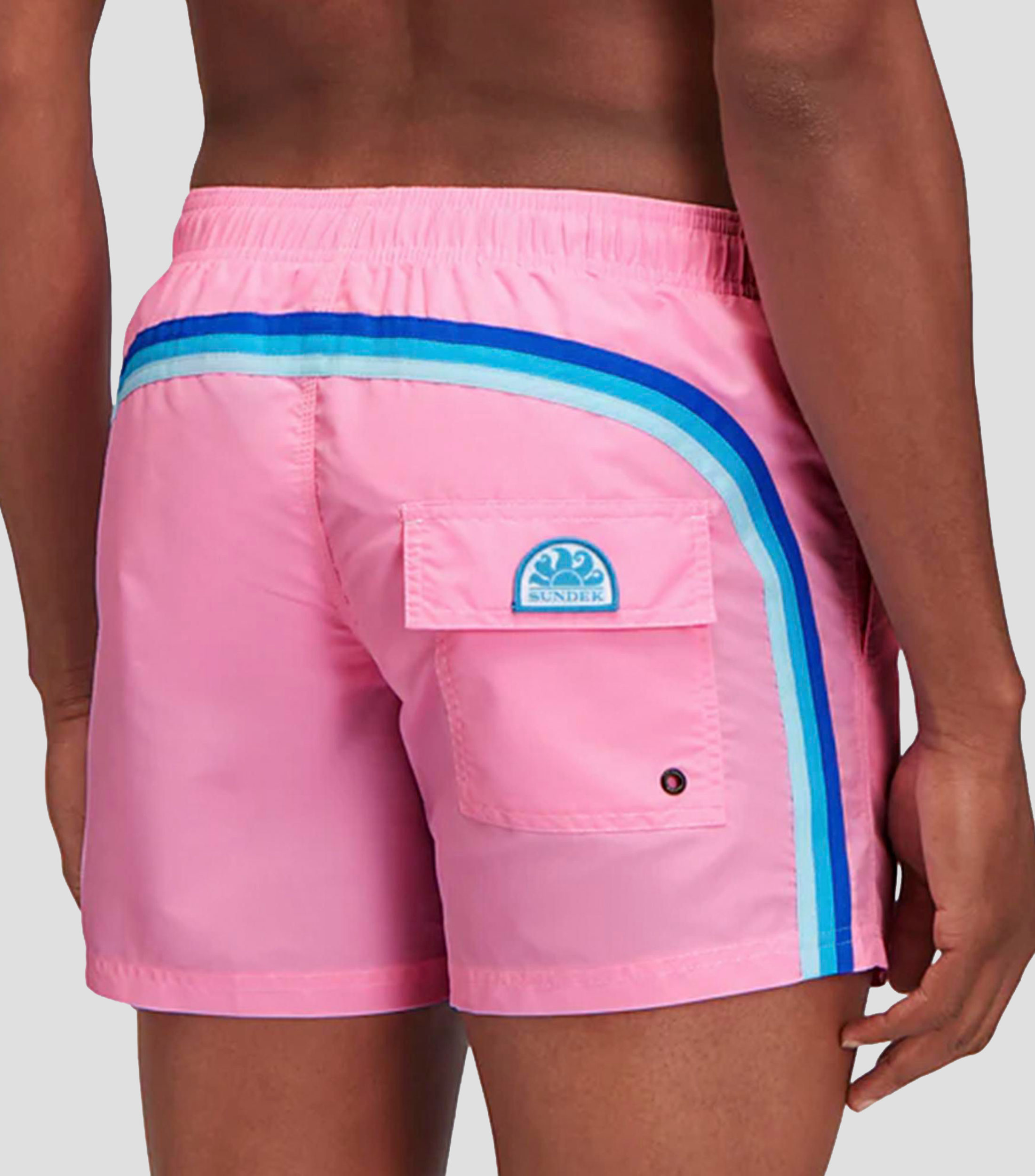 Traje de baño liso Hombre