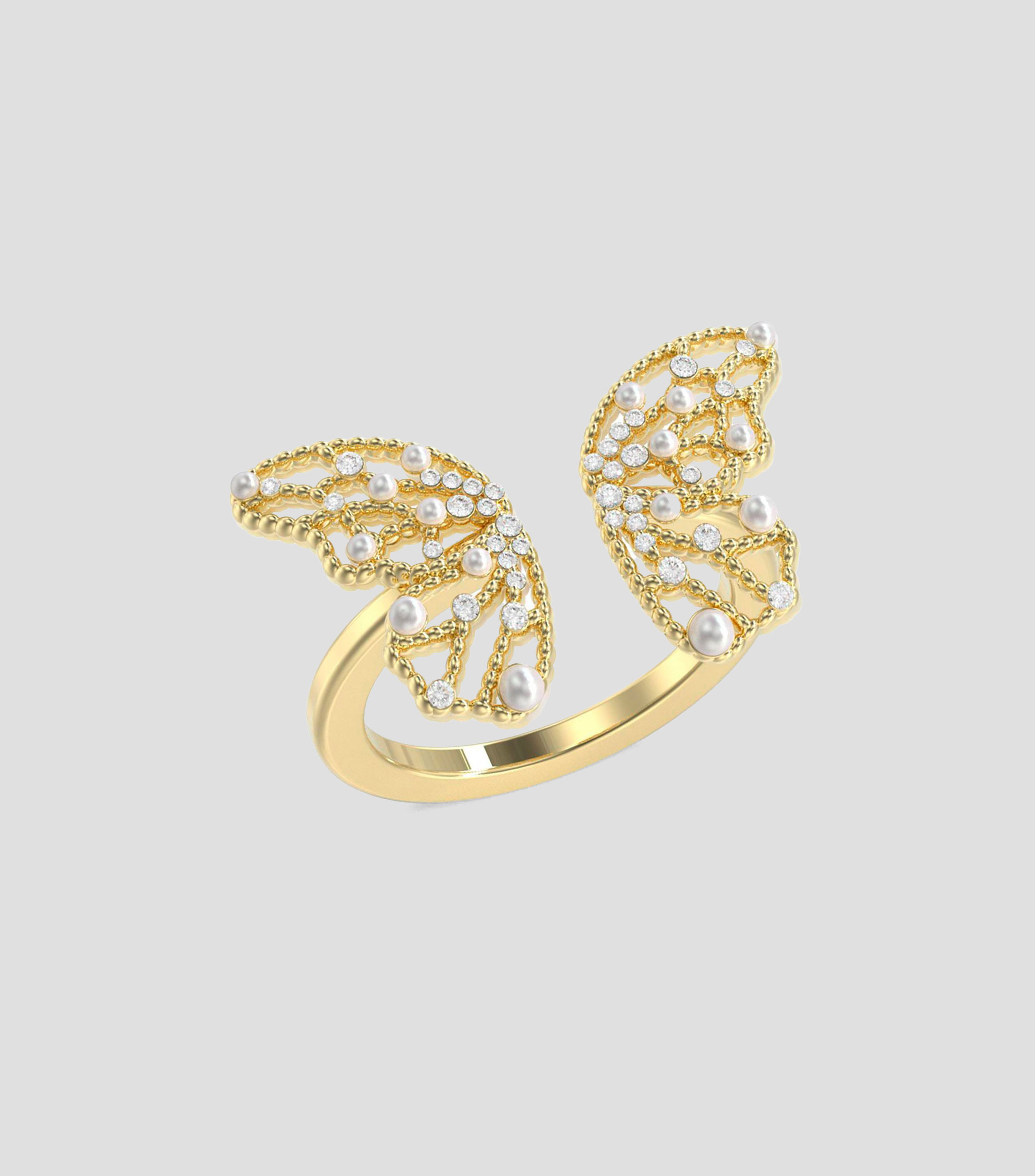 Anillo Borboleta Mujer