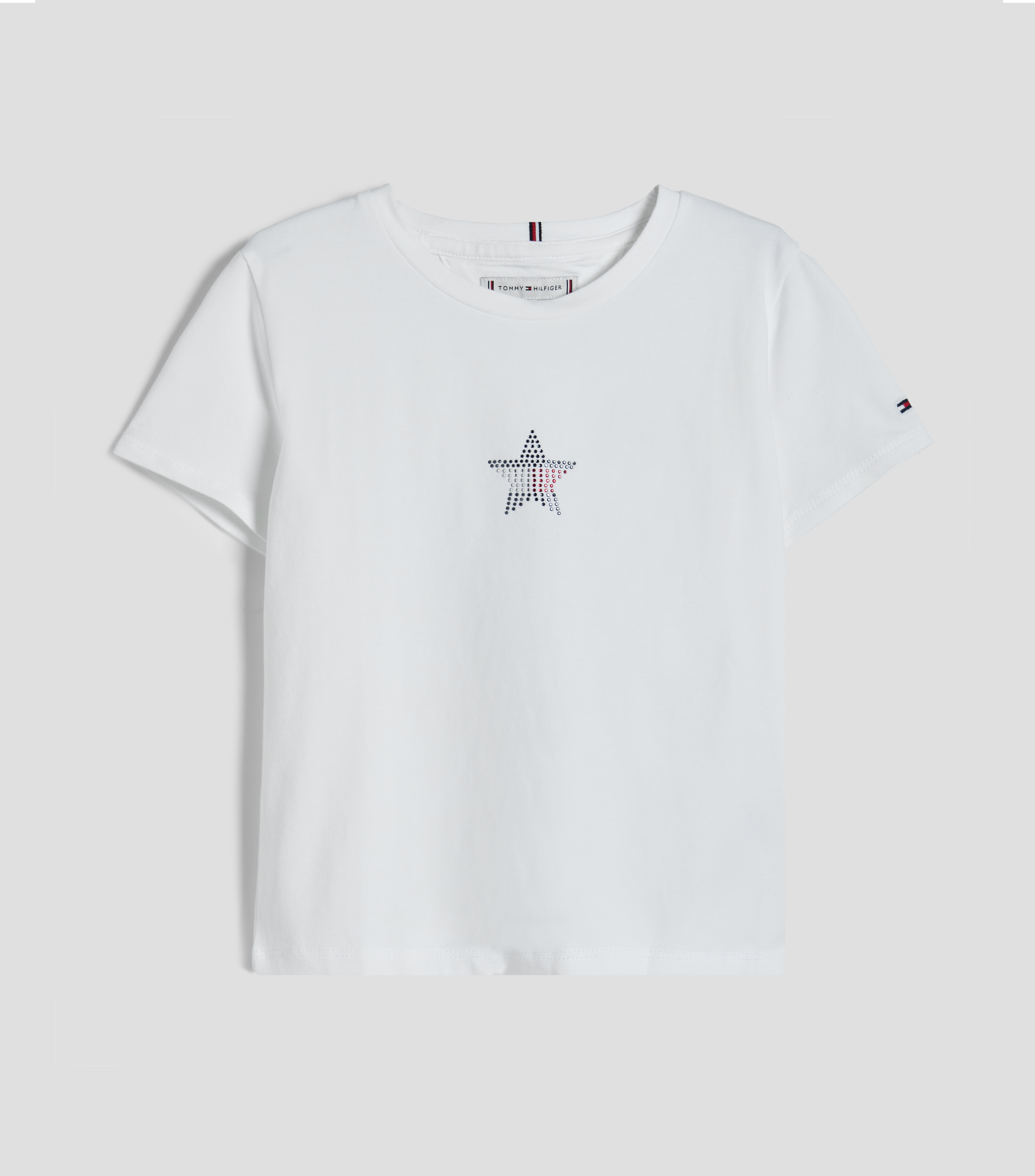 Playera cuello redondo manga corta lisa Niña