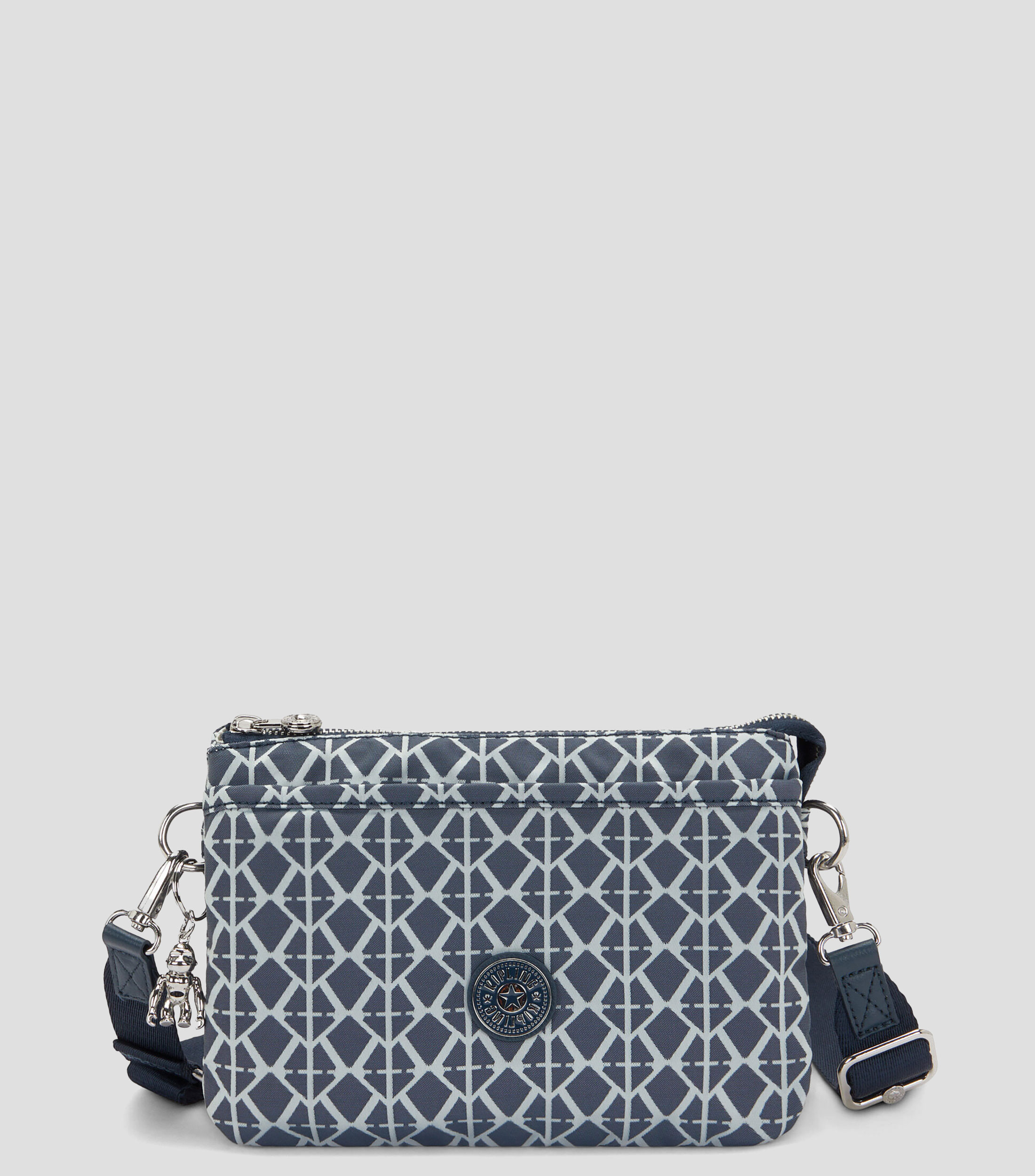 Bolsa crossbody azul Riri estampada Mujer