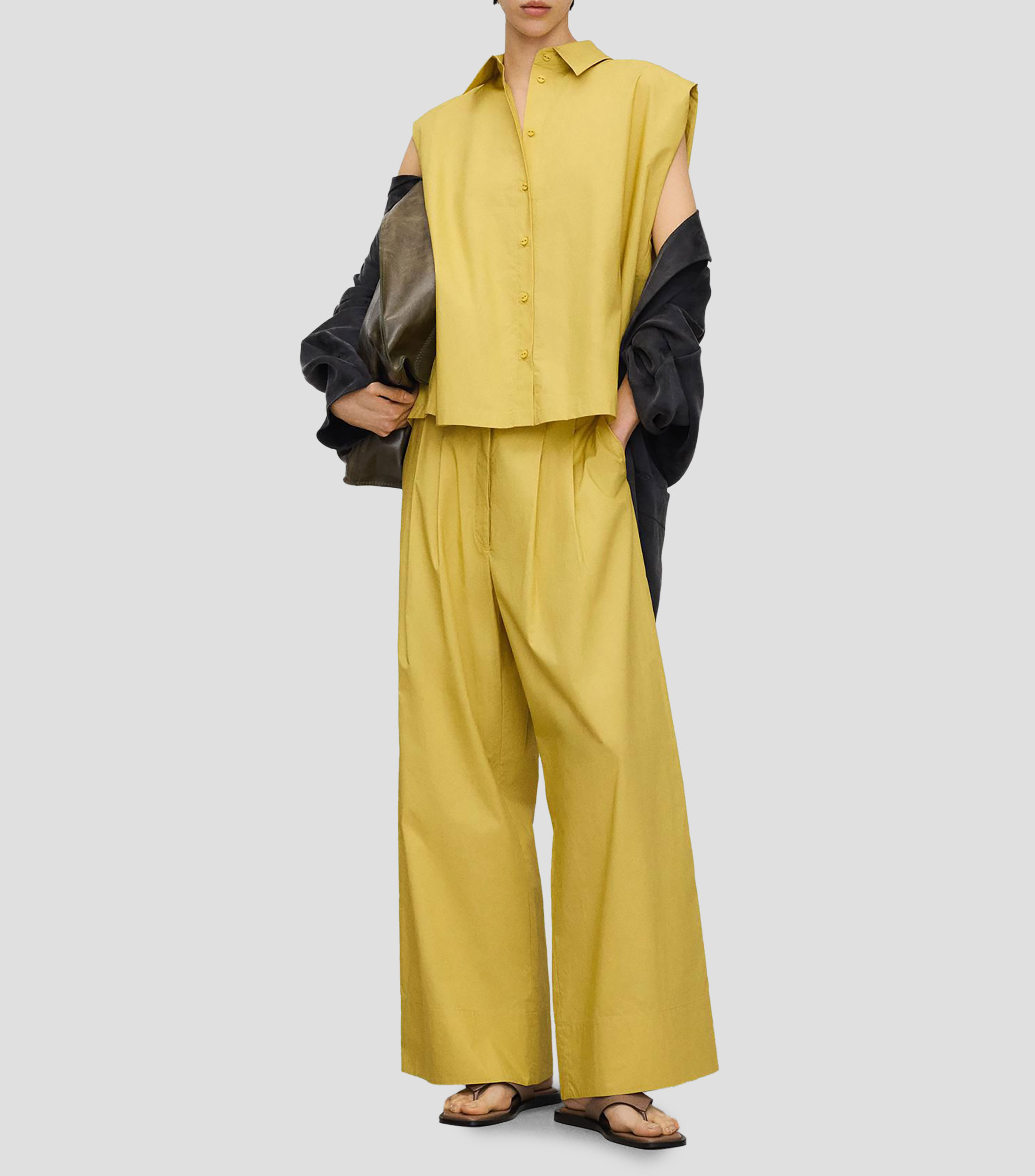 Camisa lisa Mujer