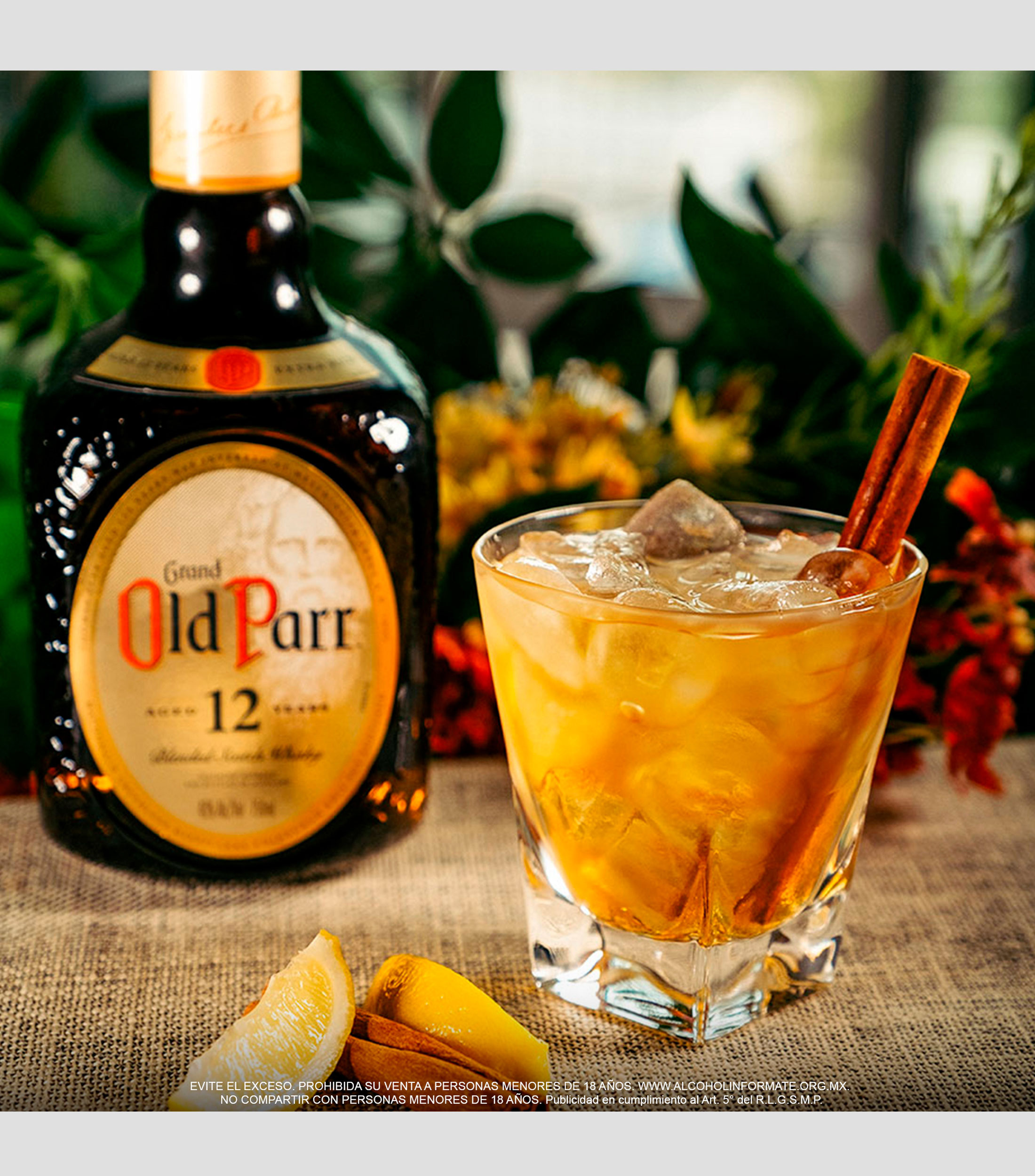 Whisky Old Parr 12 años Blended Scotch, 750 ml