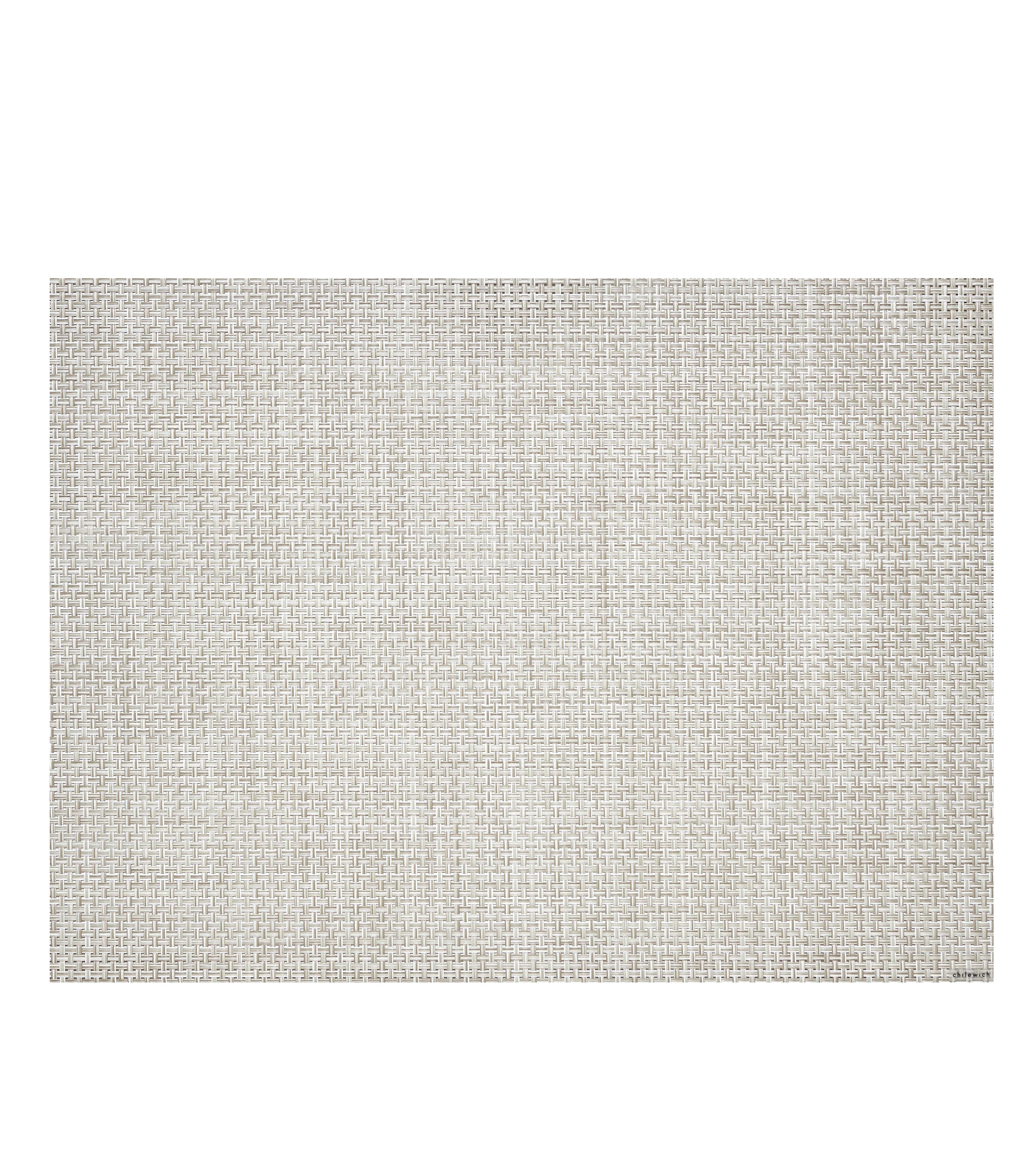 Mantel Individual Basketweave Natural rectangular