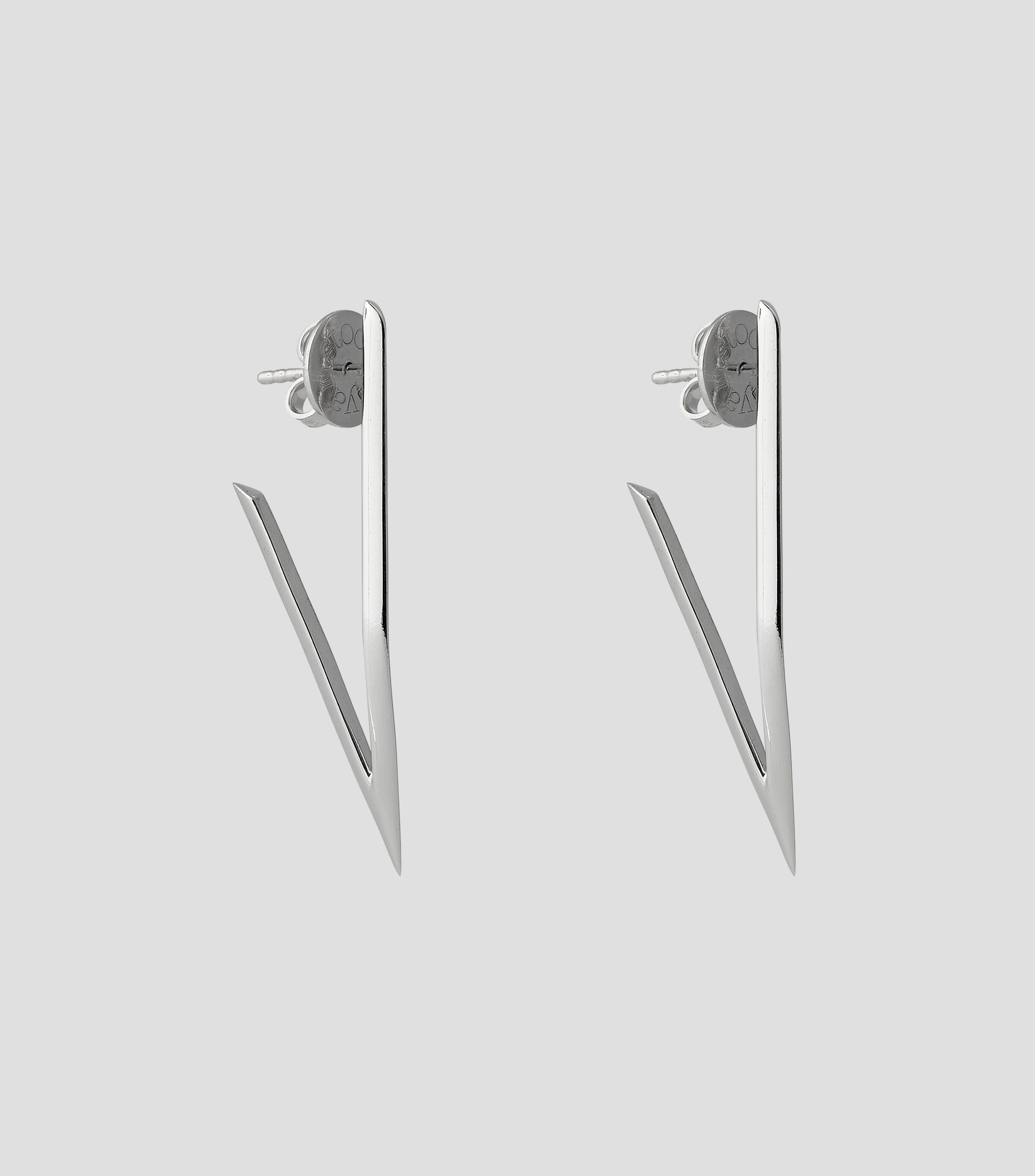 Pendientes Largos Triangulares Mujer