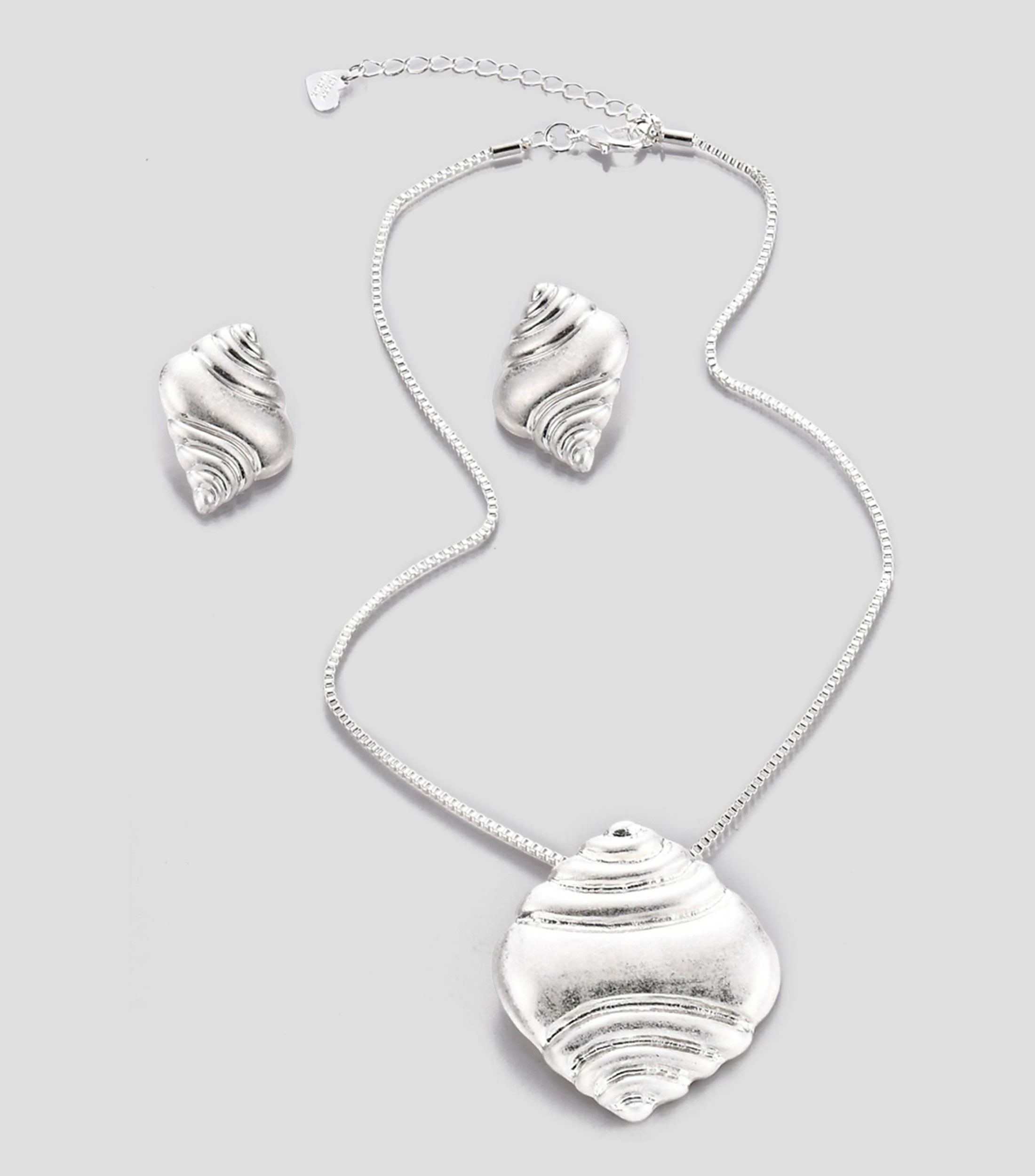 Set collar con aretes Mujer