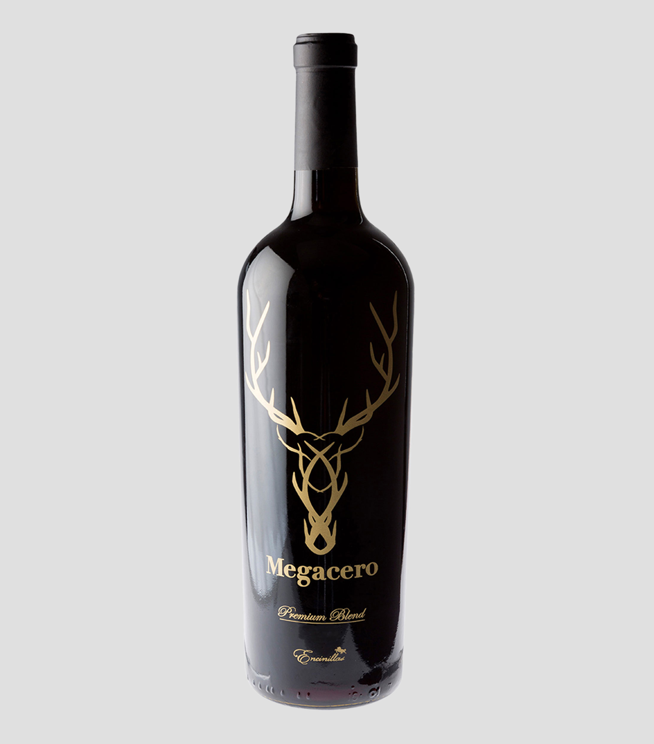 Vino tinto merlot Megacero Premium Blend, México, 750 ml
