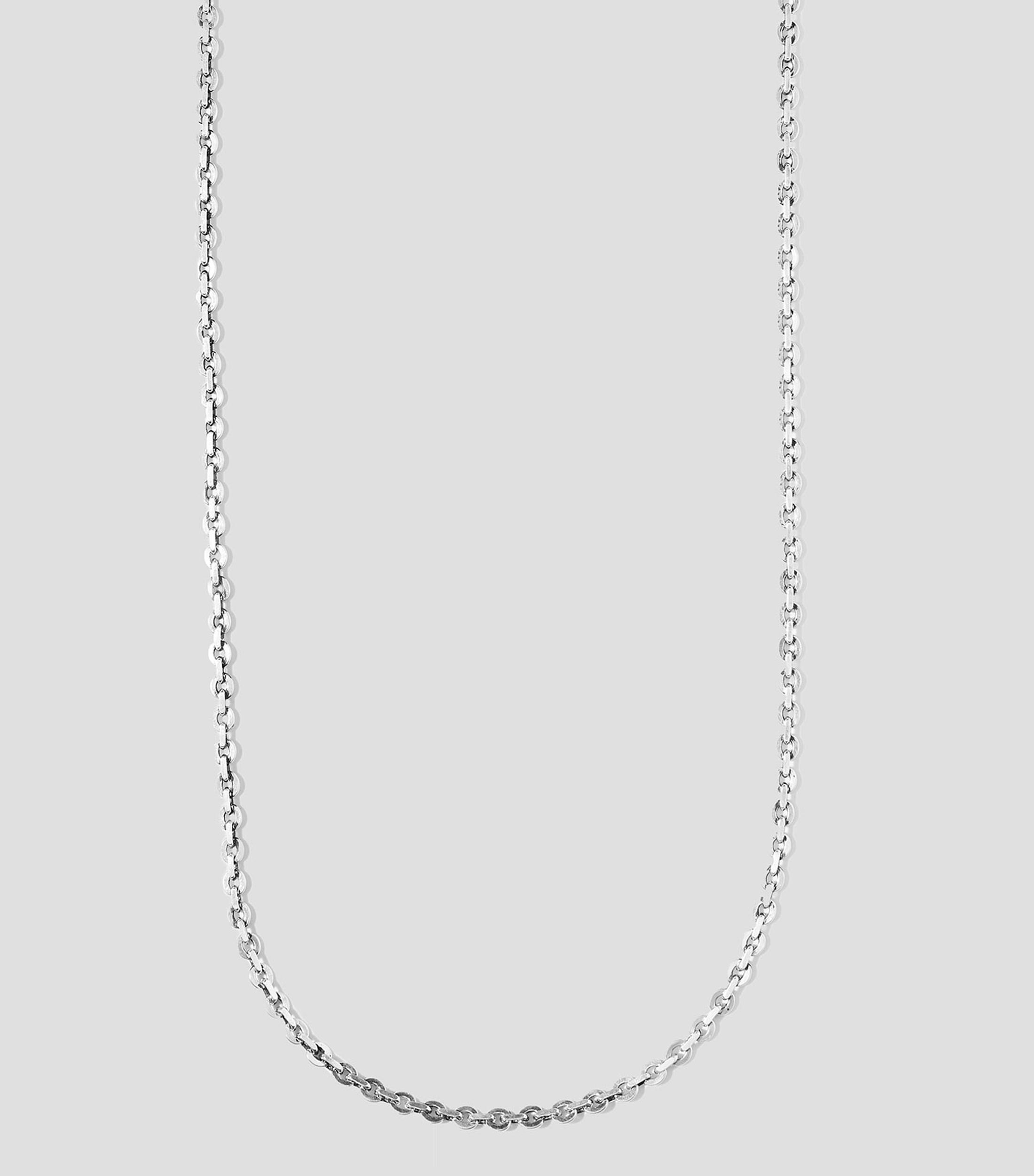 Cadena en Plata .925 Ancla Redonda Hombre