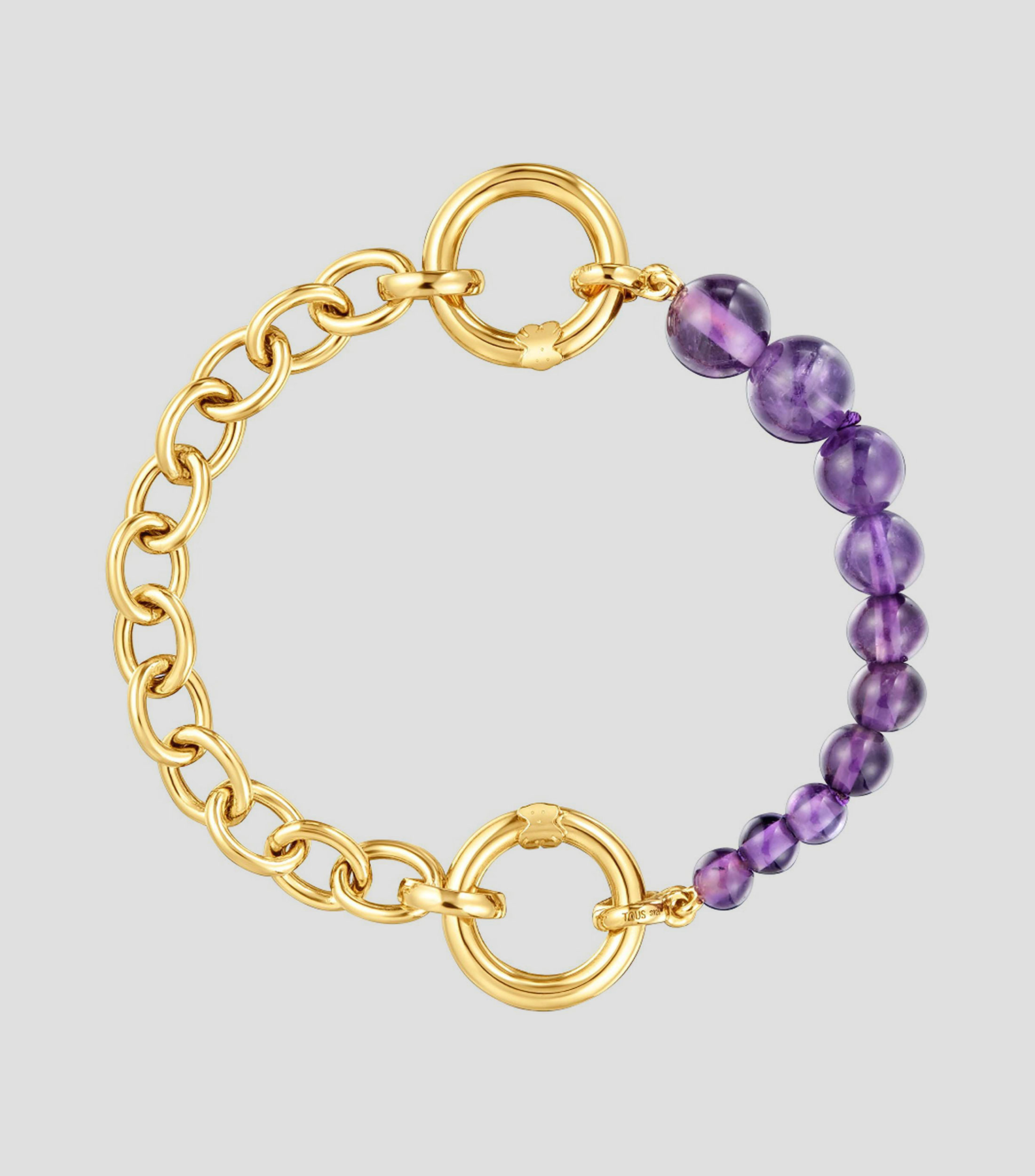 Pulsera en Plata con Piedras Mujer