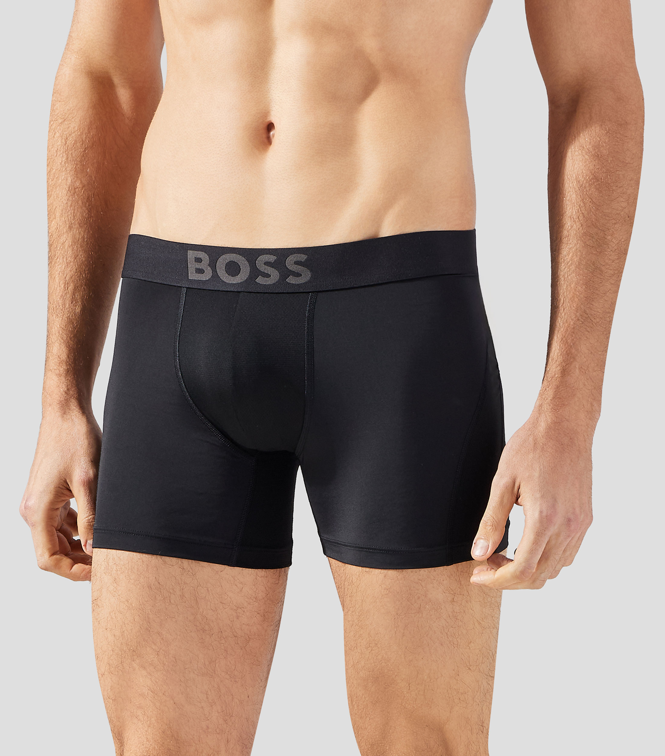 Set 3 bóxers cortos de microfibra elástica Hombre