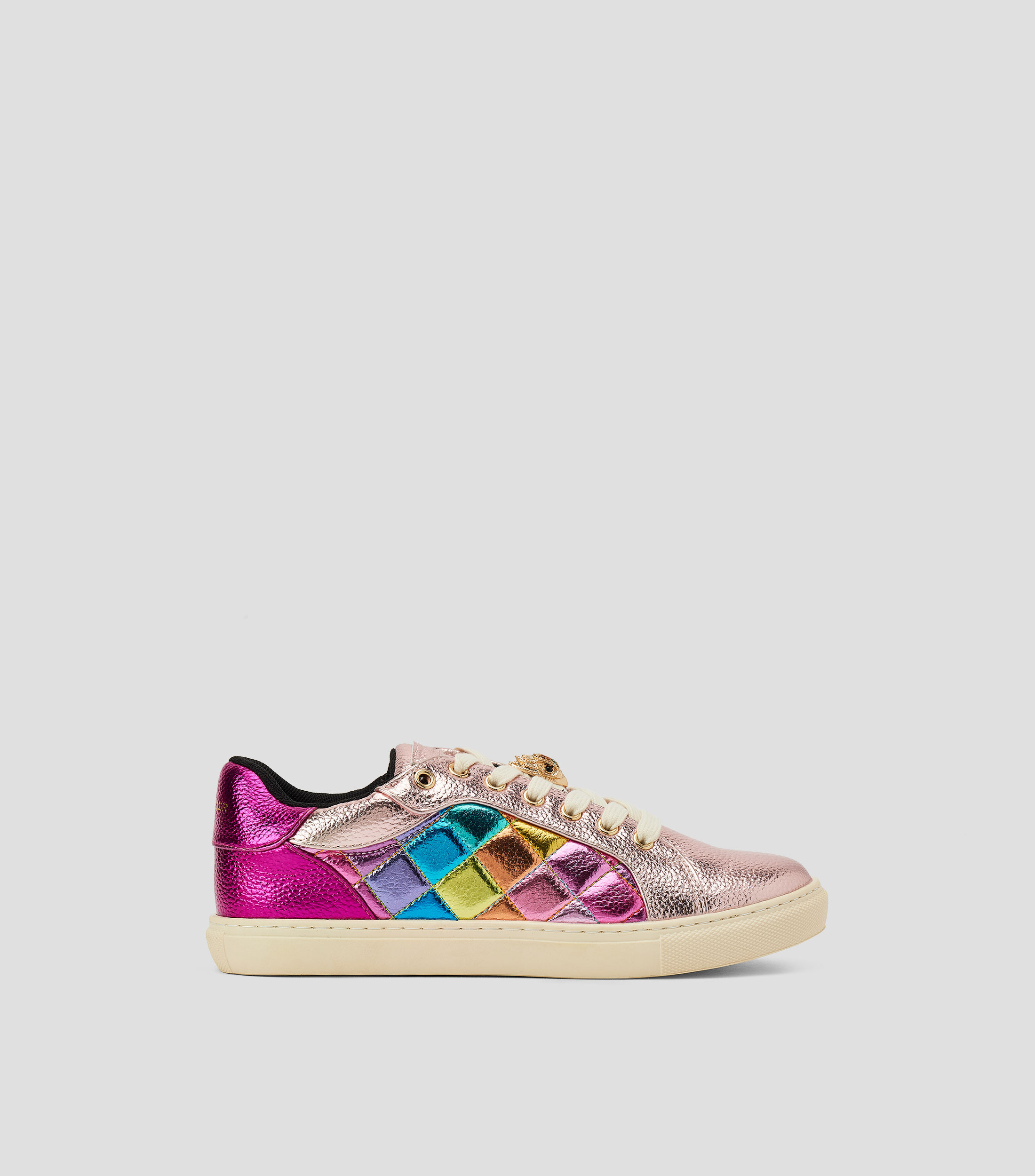 Tenis casuales Mini Lane Charm en piel vacuna Niña