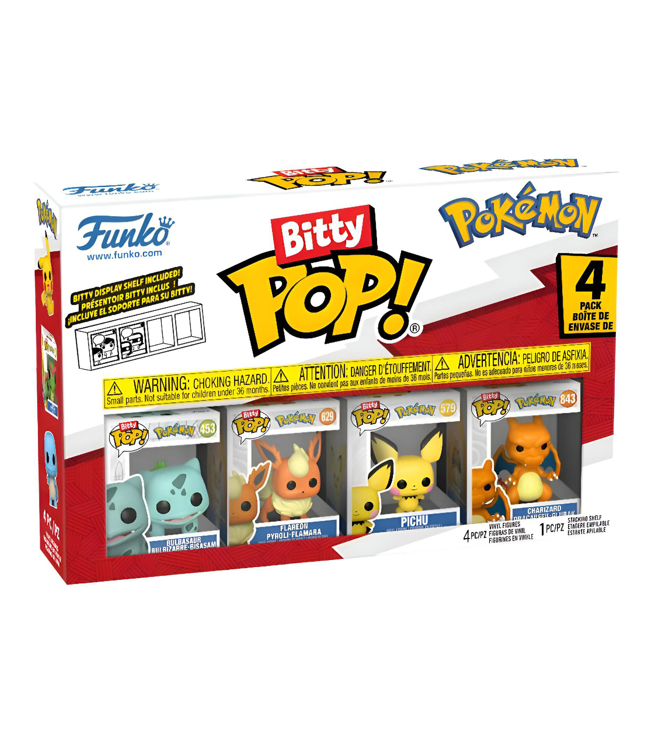 Funko Bitty Pop Sorpresa, Pokémon 4 pack