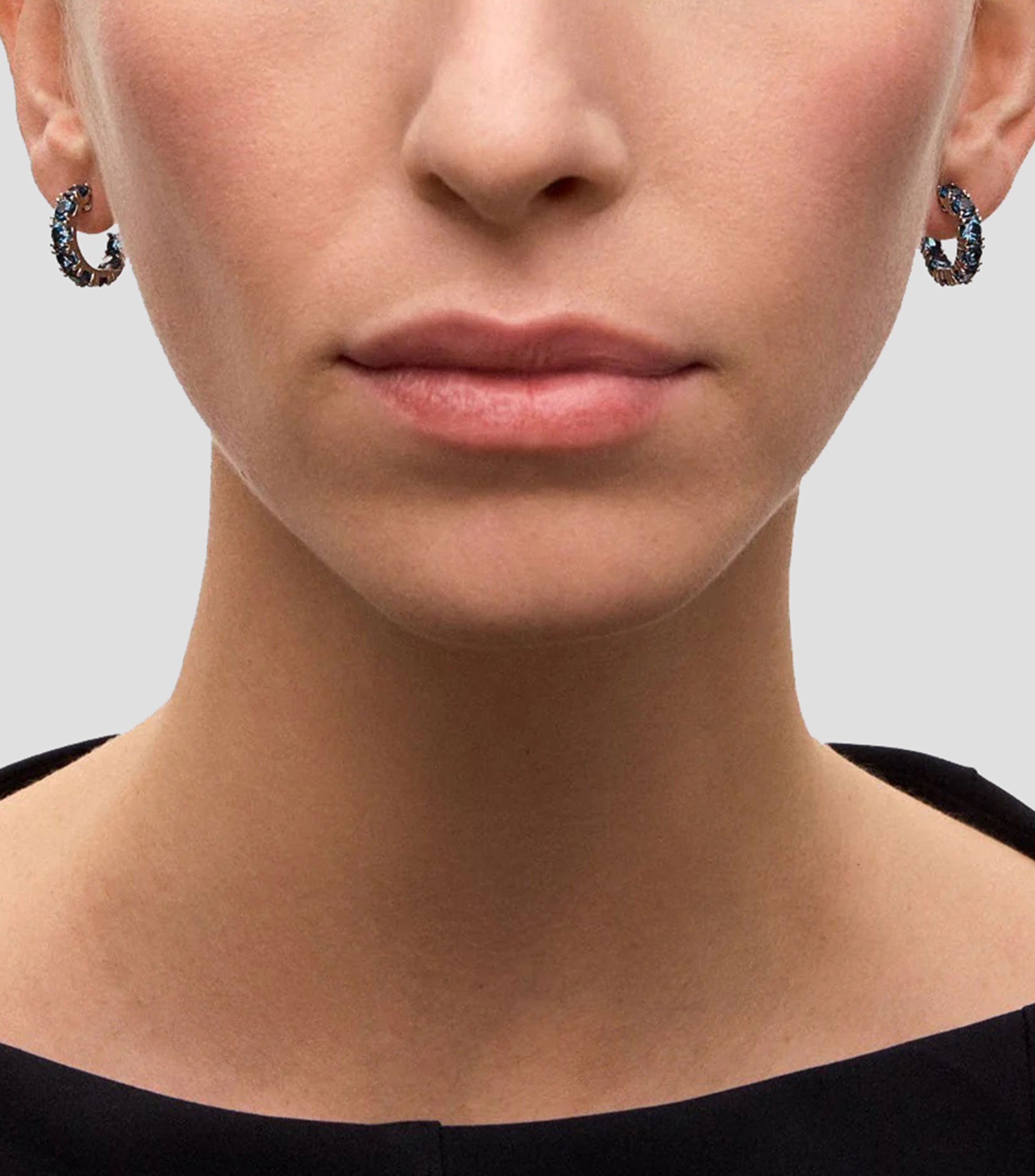 Pendientes en plata con topacio London Mujer