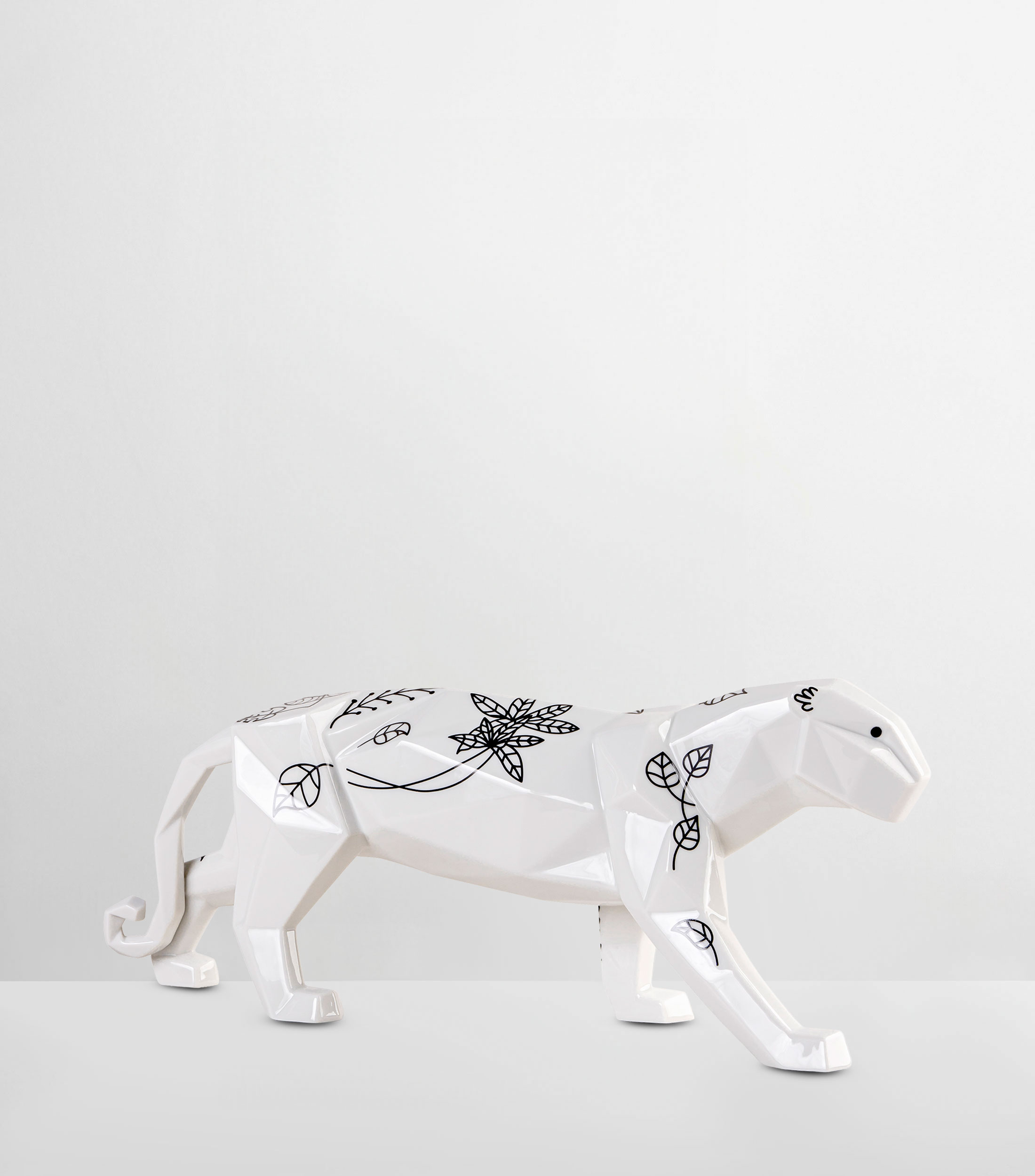 Pantera Selvática en porcelana