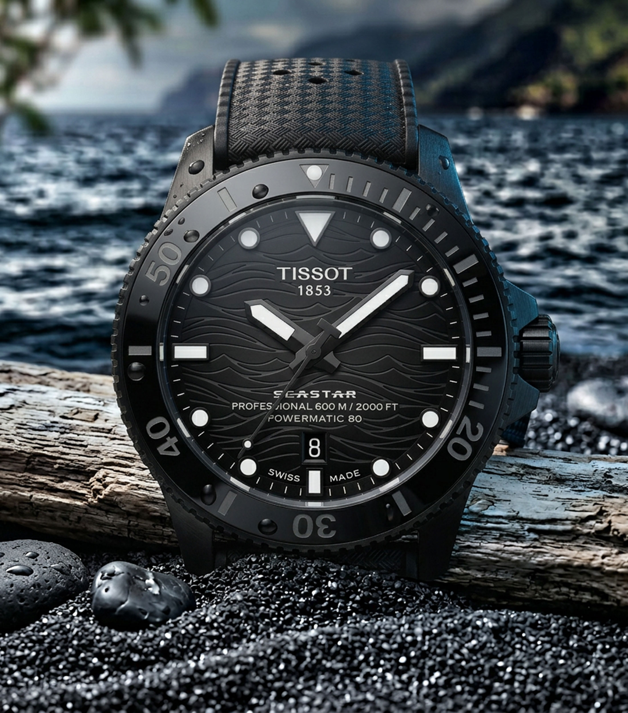 Reloj para hombre Seastar Deportivo Negro