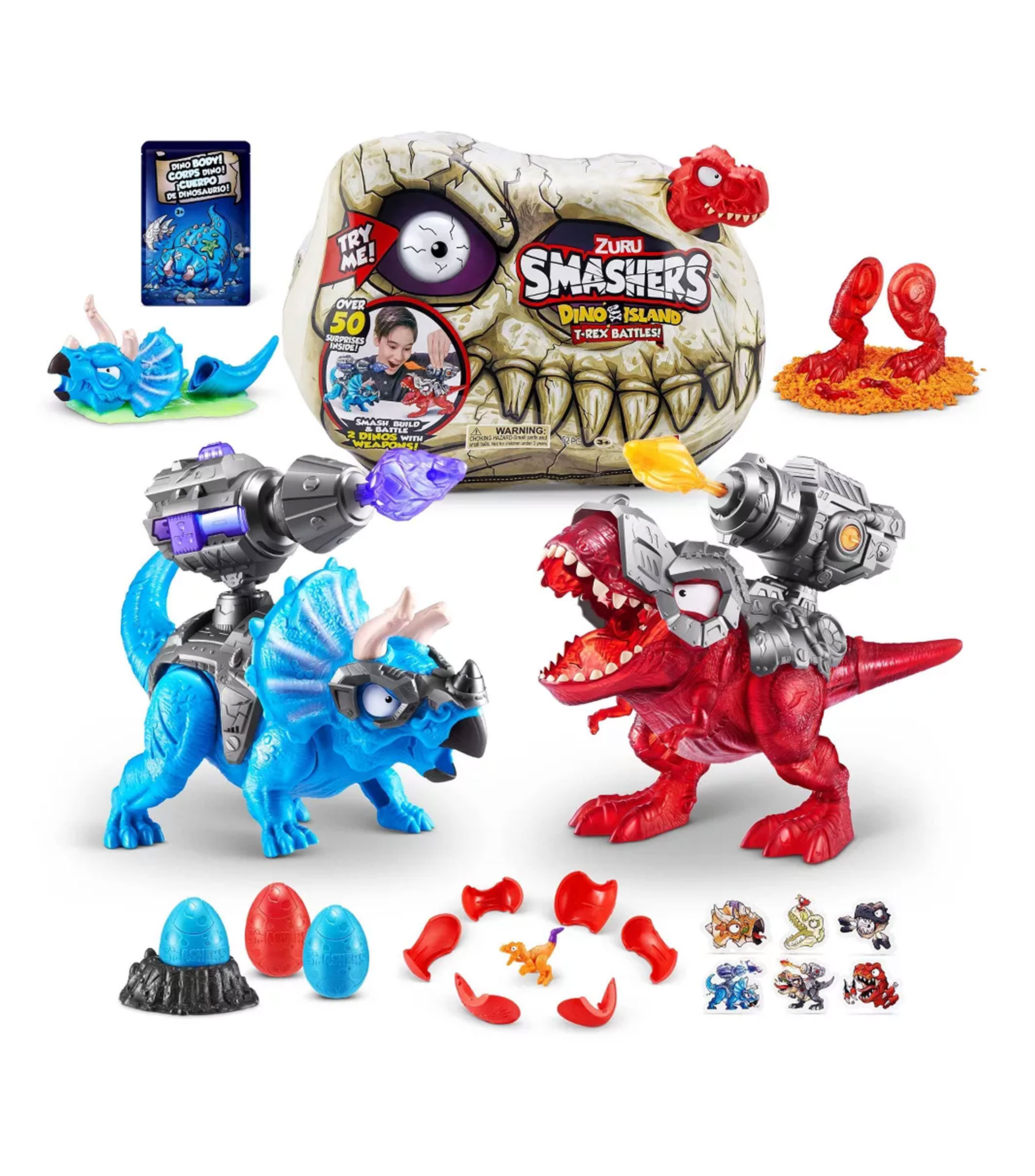 T REX BATTLE PLAYSET