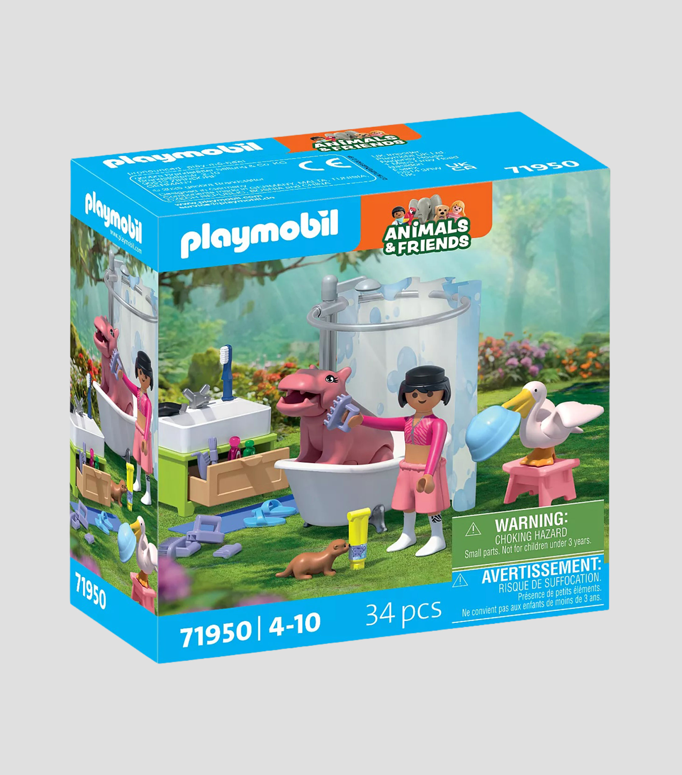 Playset Divertido baño de animales