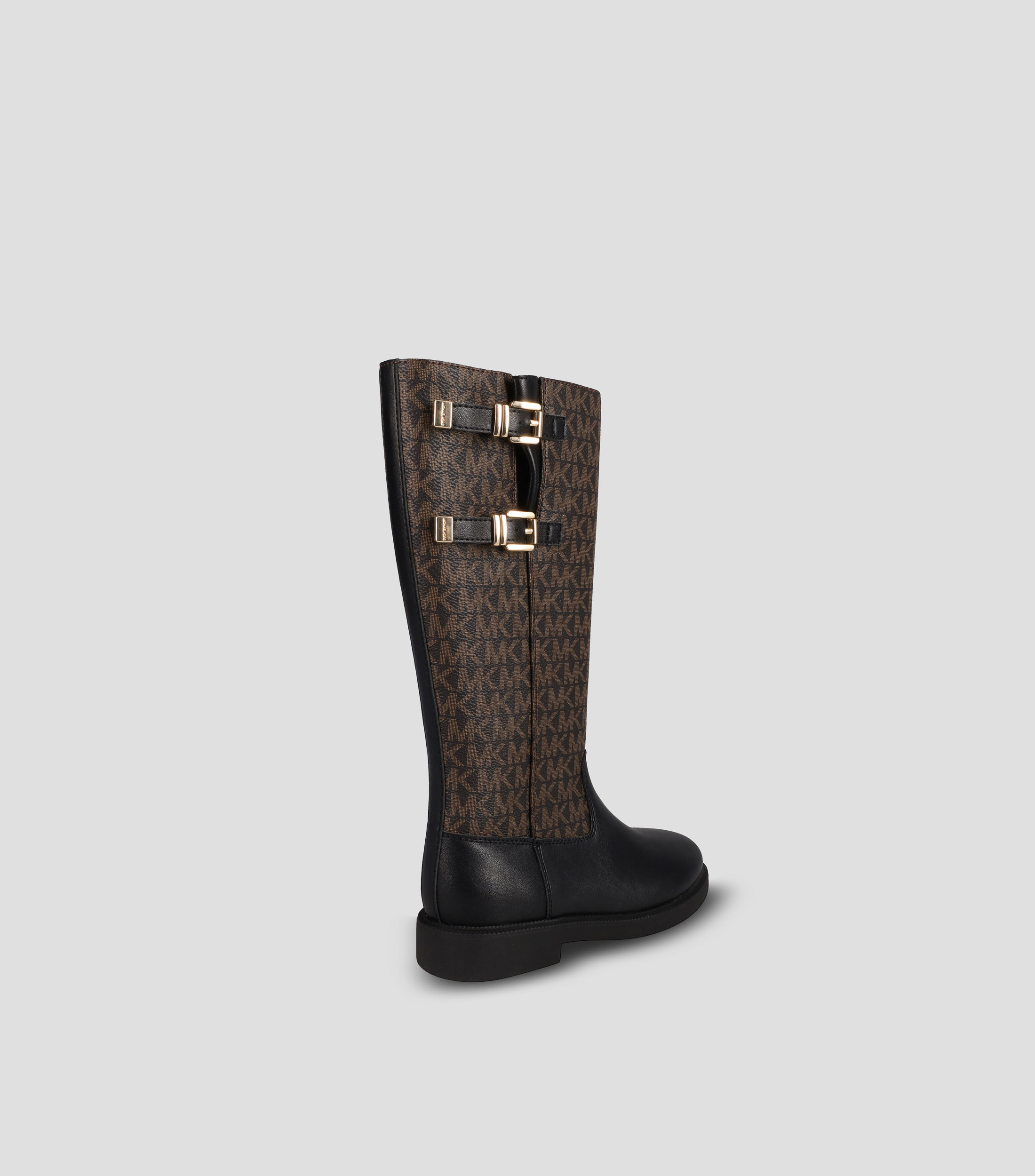 Botas casuales altas de tacón bajo ancho Niña