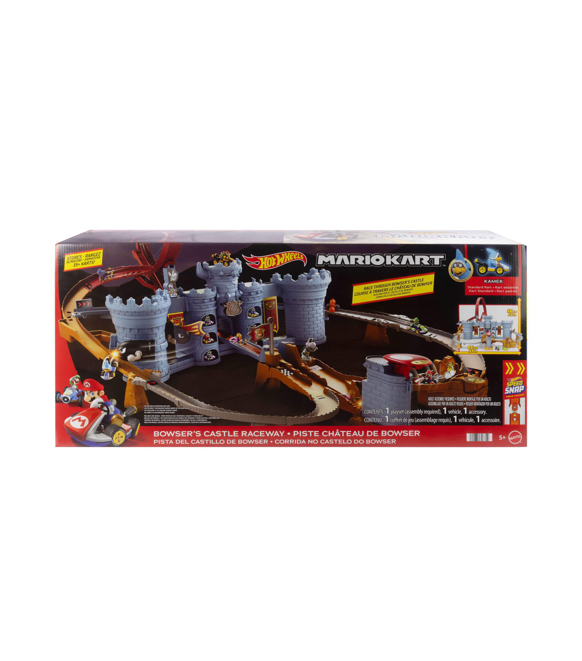 Pista de carreras Mario Kart Castillo Bowser