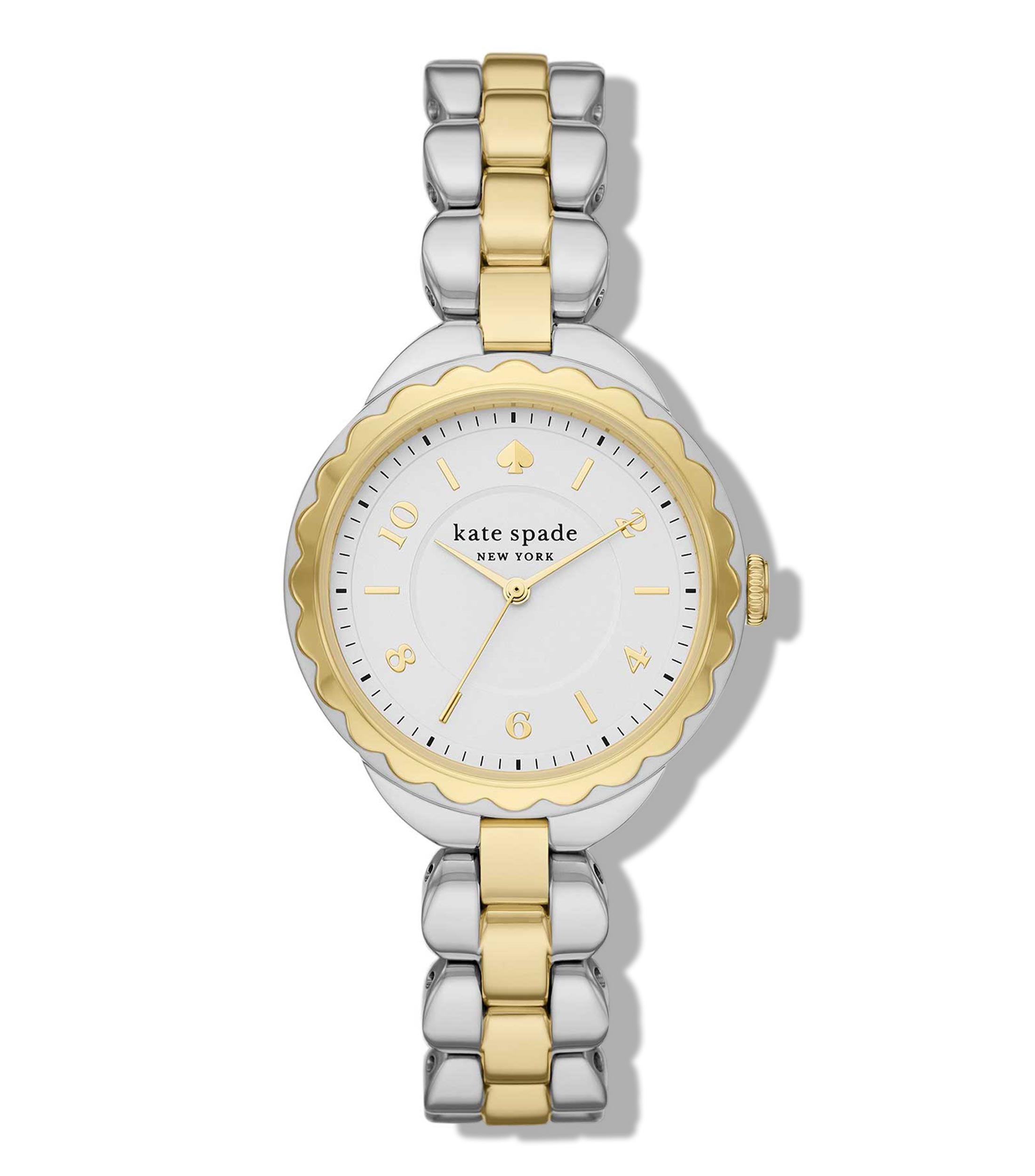Kate Spade New York Reloj para Mujer Morningside Casual, Plata, Oro