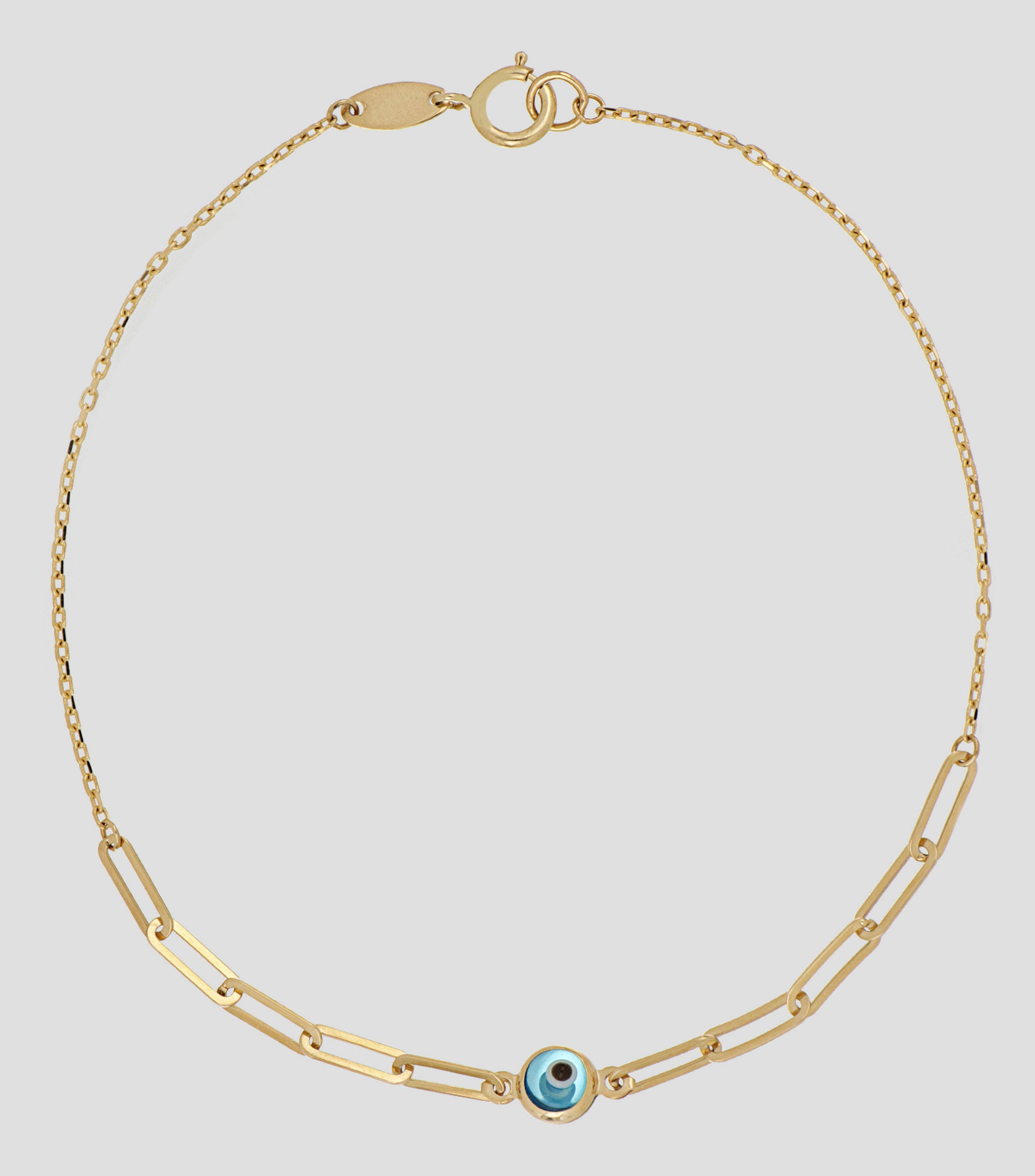 Pulsera en oro de 14 kilates ojo Dinasti Mujer