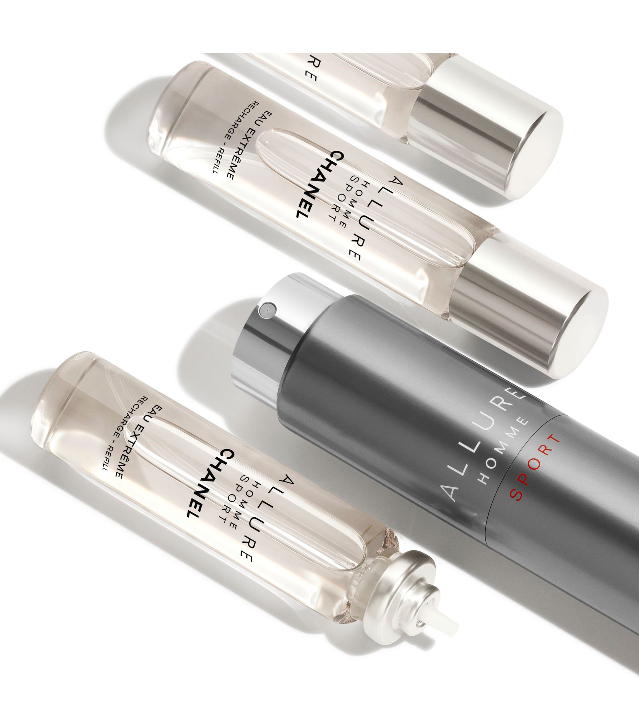 EAU DE PARFUM VAPORIZADOR DE VIAJE RECARGABLE, 3X20 ML