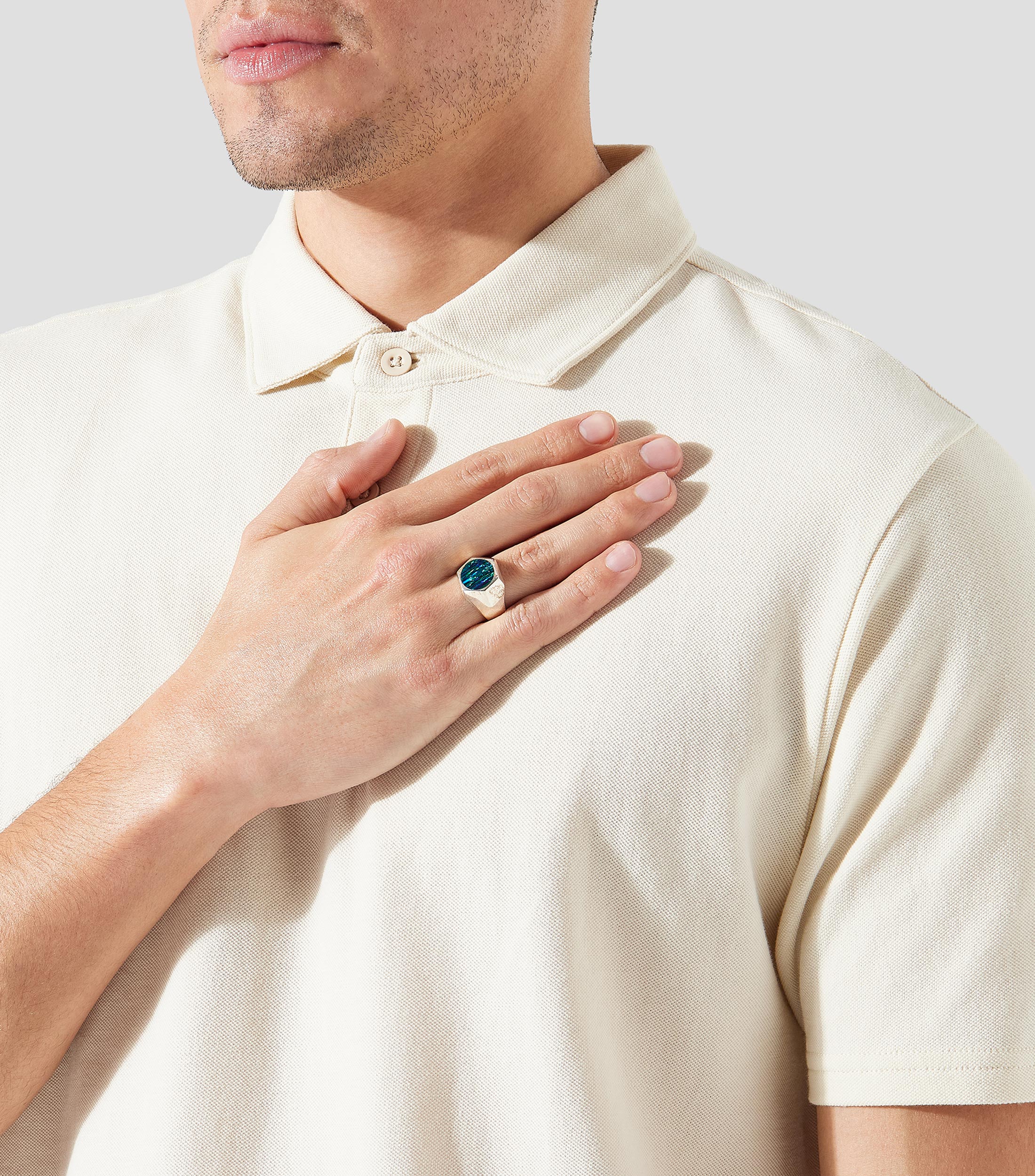 Anillo Etiopia en Plata .925 Hombre