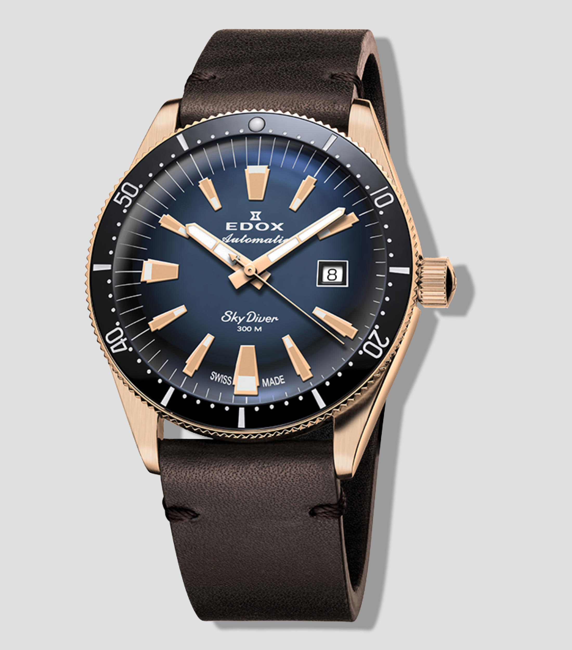 Reloj para Hombre SkyDiver Edicion Especial, Dorado y Cafe