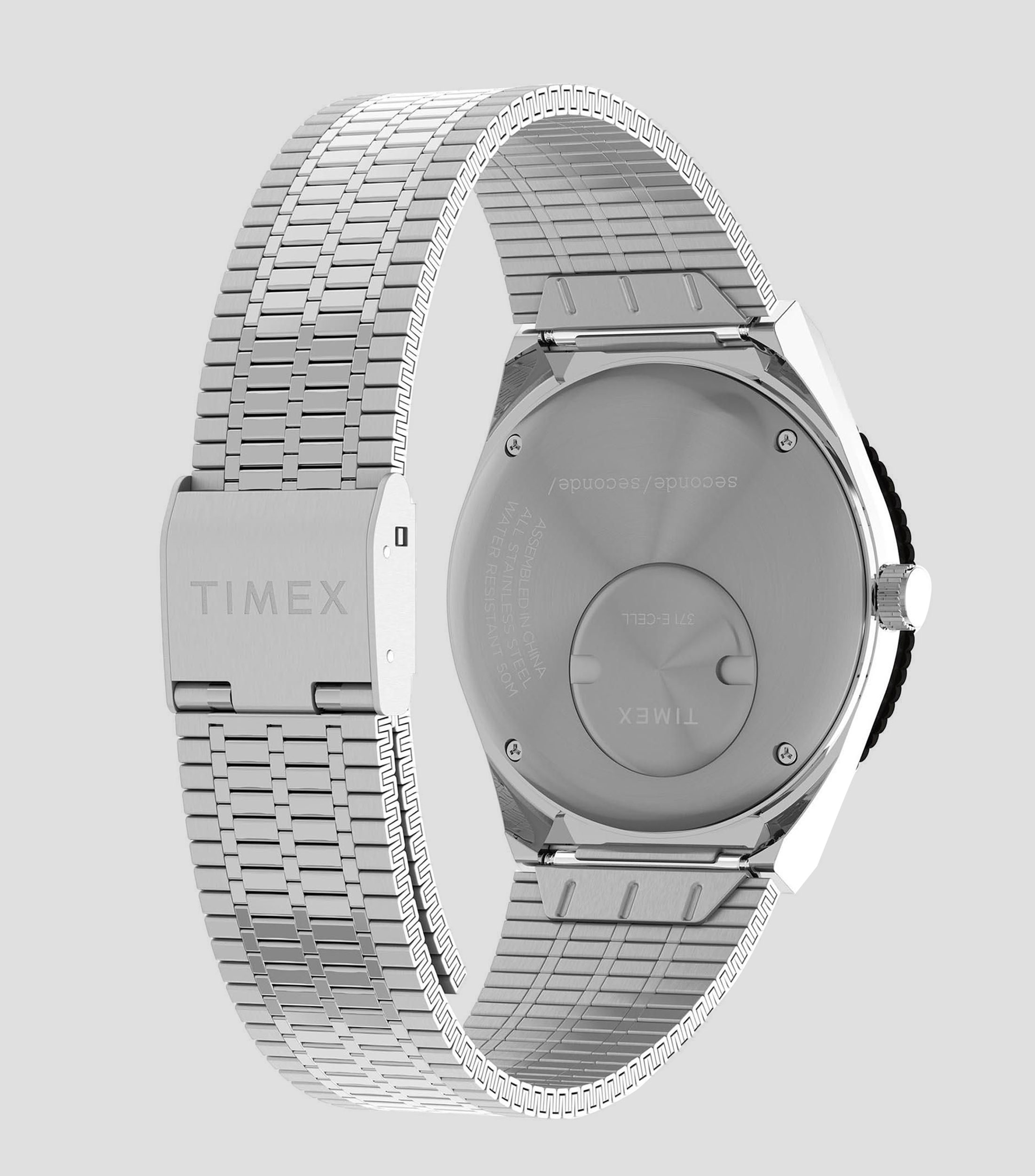 Reloj Unisex Seconde casual, plateado
