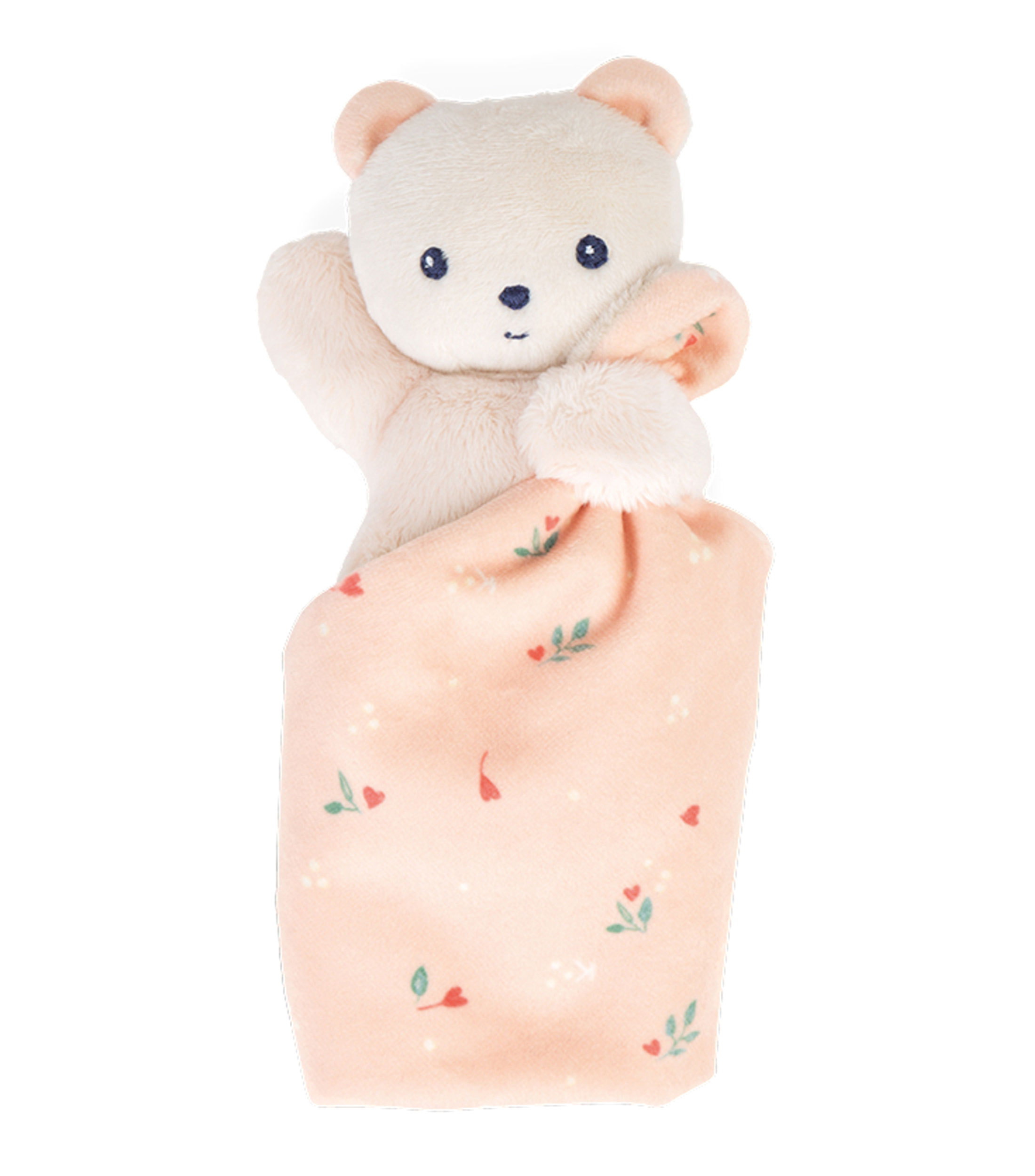 Peluche Mantita con Oso Hojas de Amor