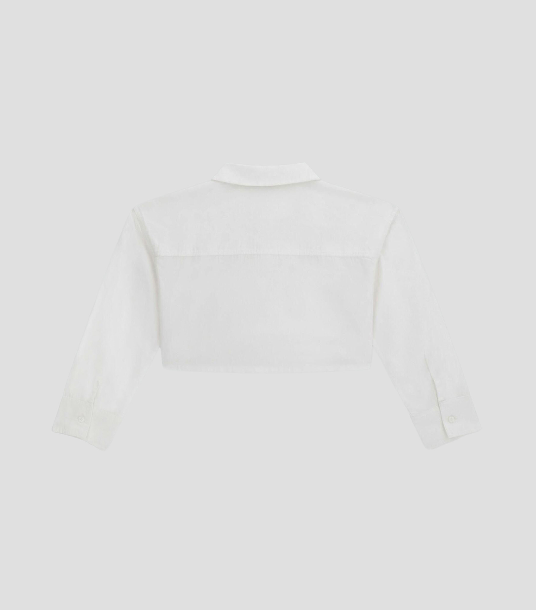 Blusa lisa manga larga Niña