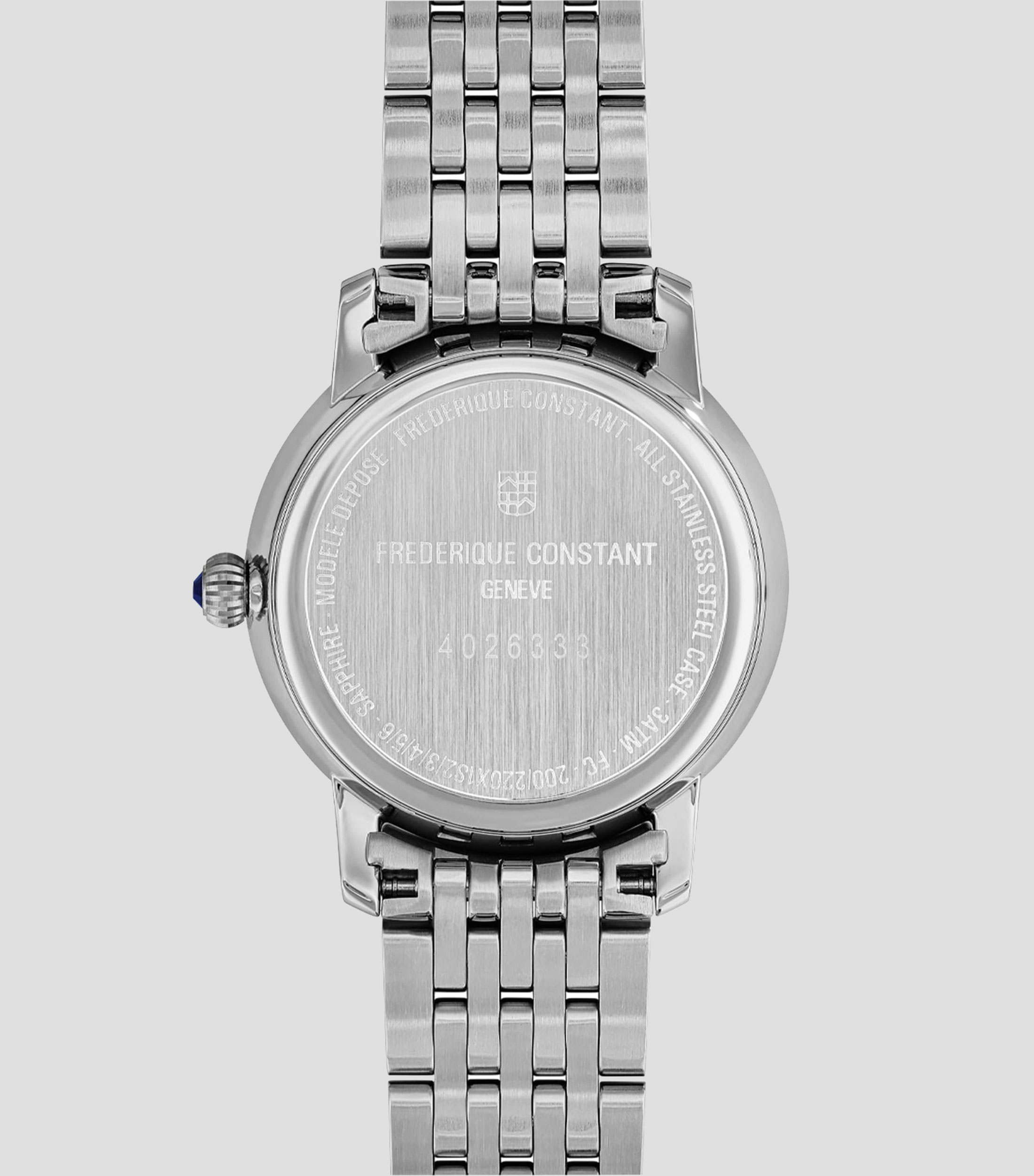 Reloj para Mujer Slimline Casual Plateado