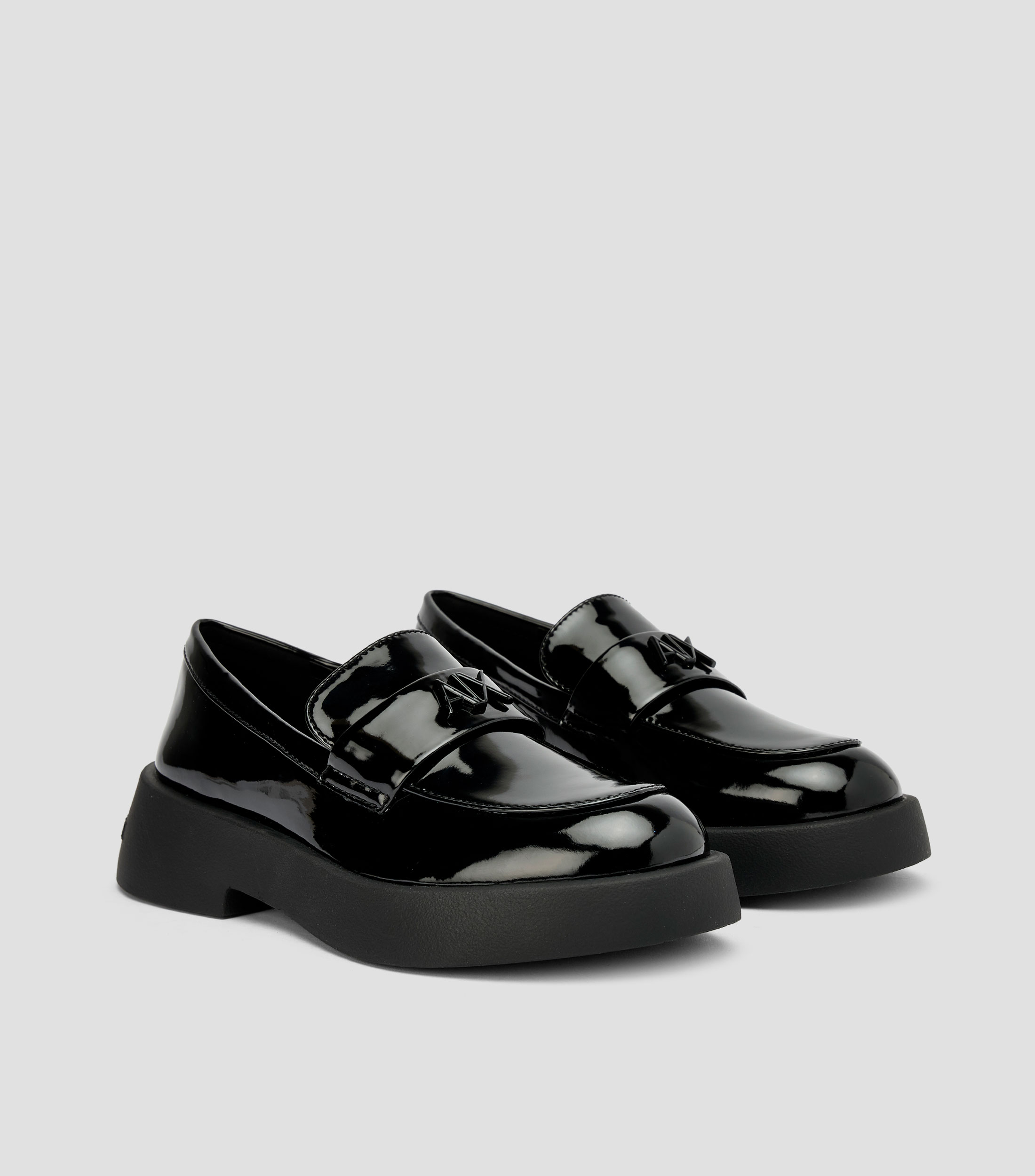 Mocasines con logotipo Mujer