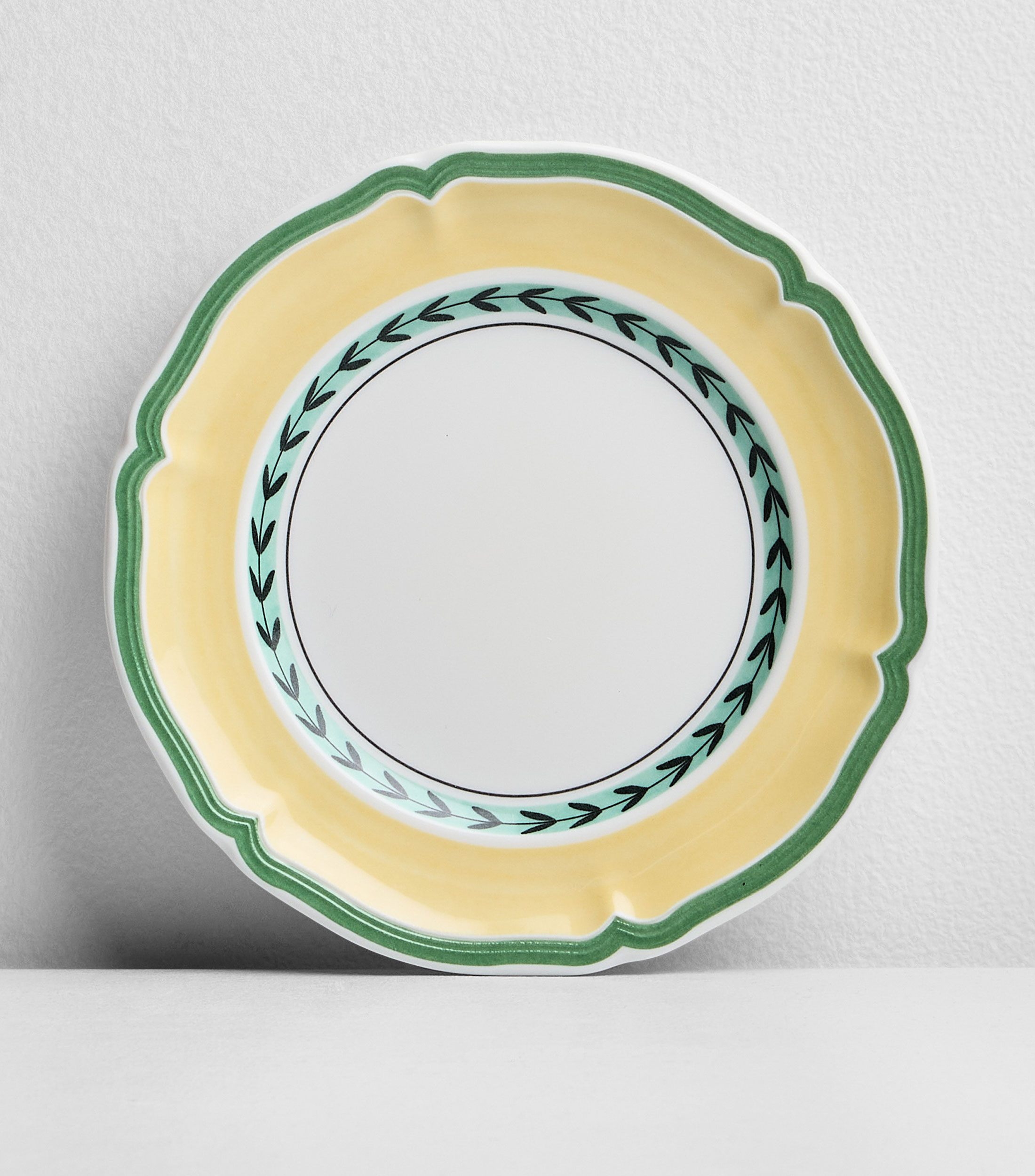 Plato para Pan French Garden Valence con hojas