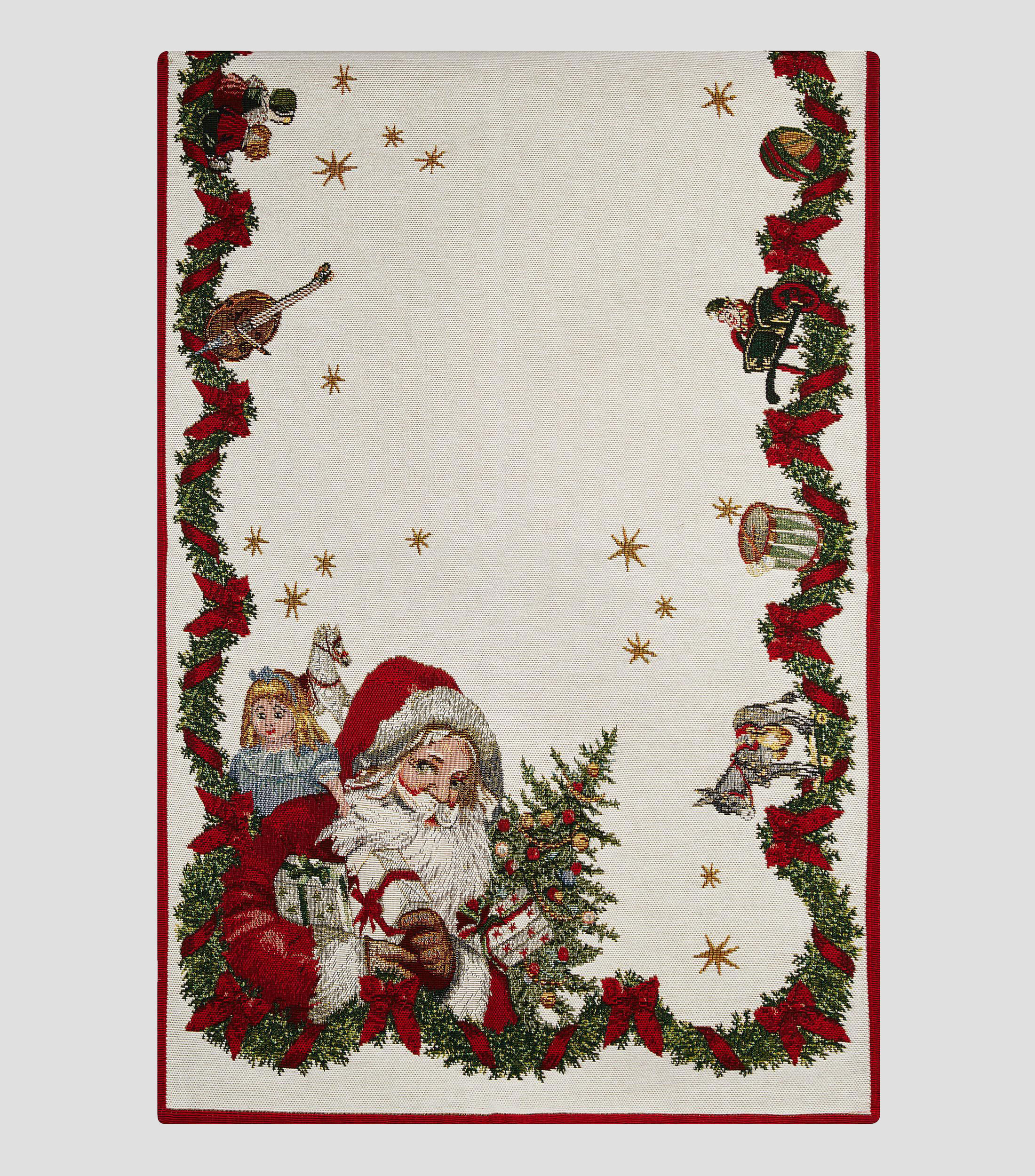 Camino de mesa navideno Toys Santa rectangular