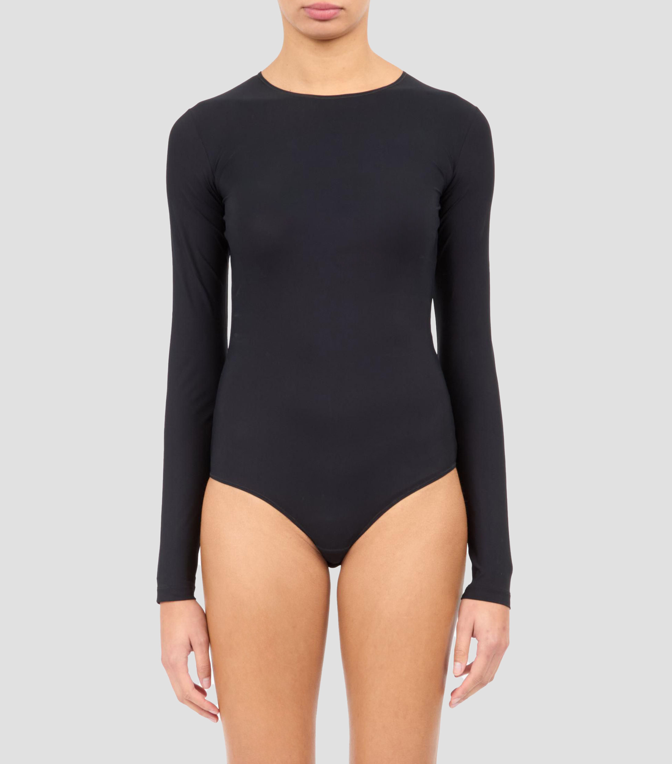 Body cuello redondo de manga larga Mujer