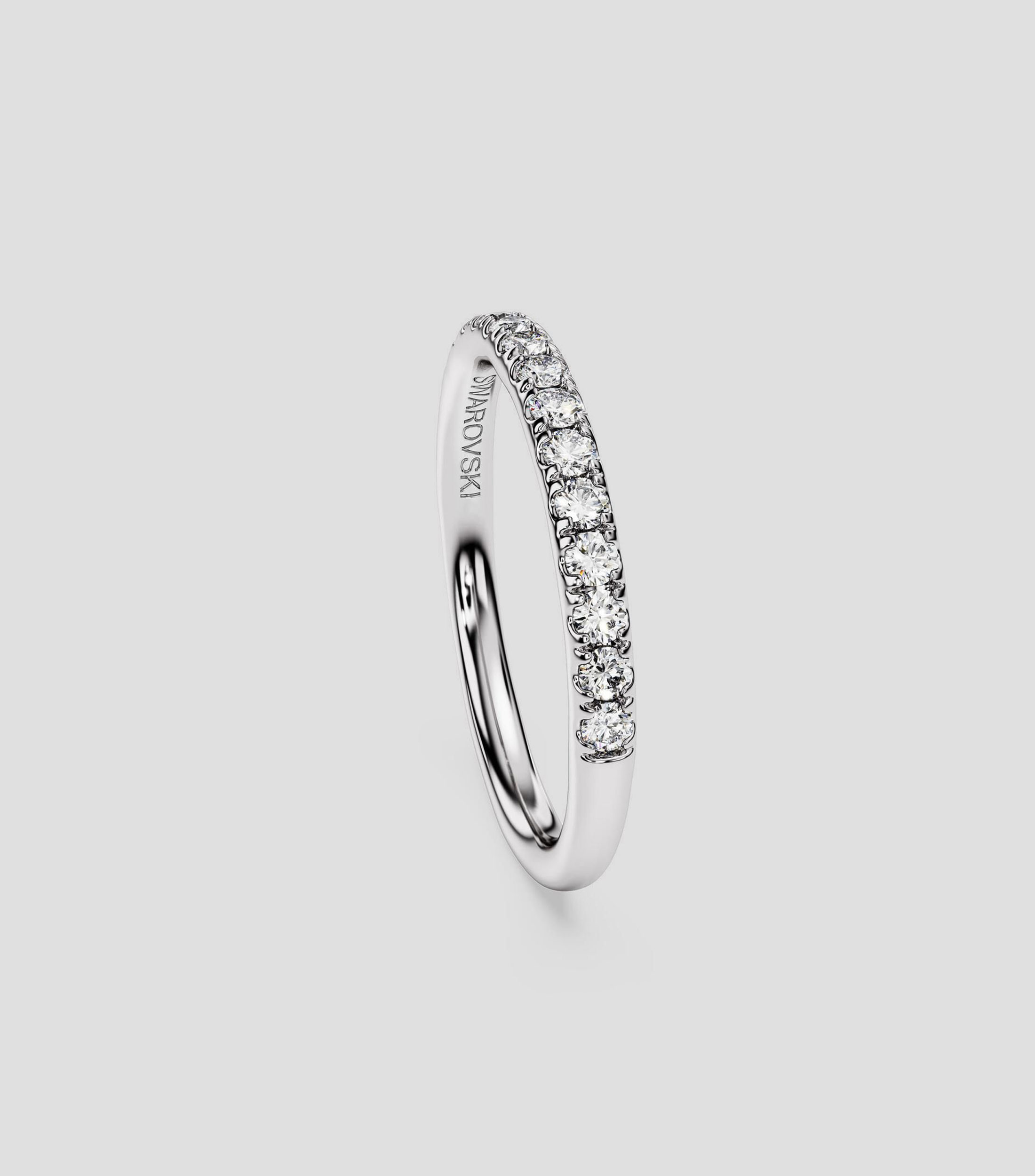 Anillo en plata con diamante Eternity Mujer