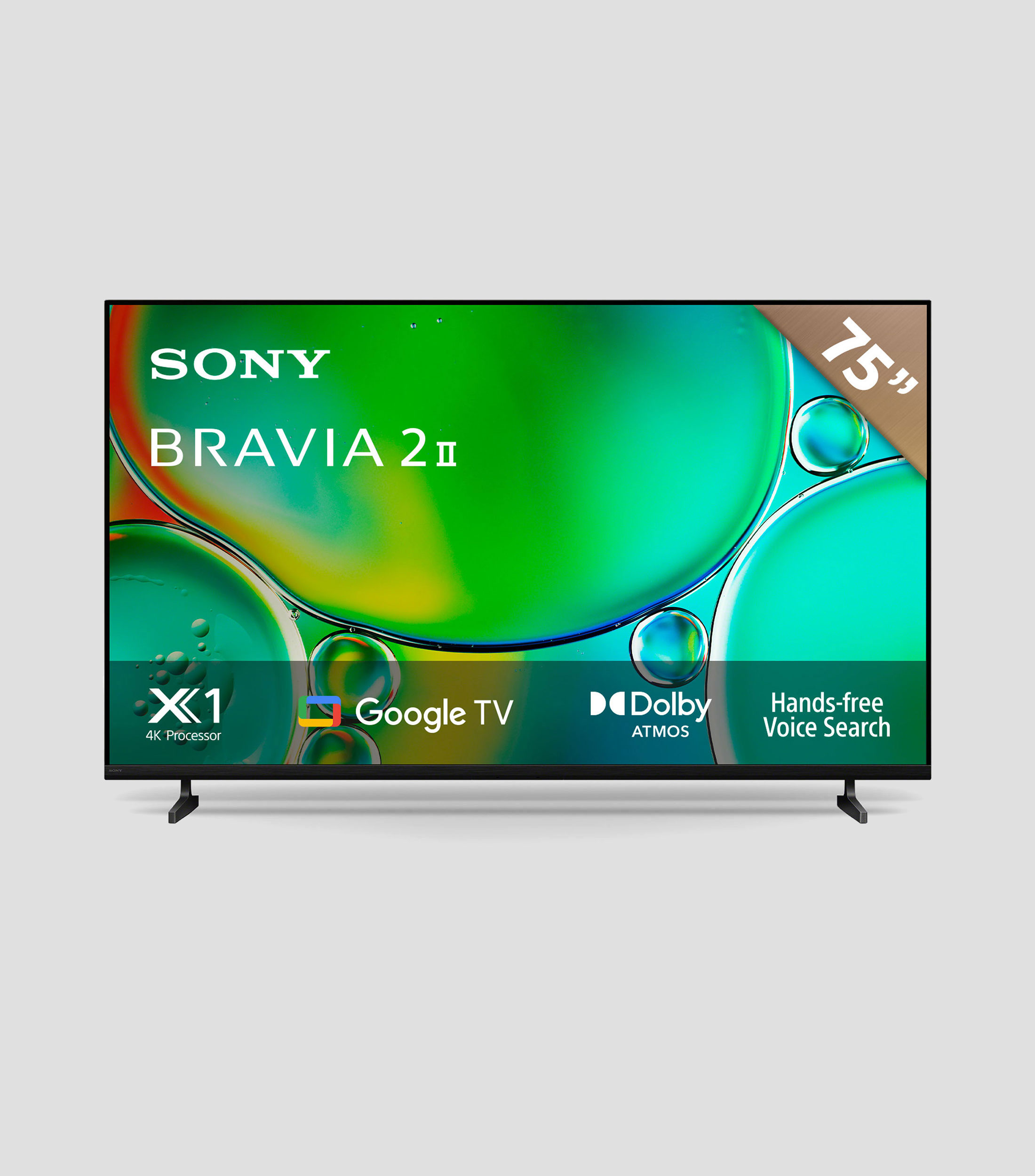 Pantalla 75 pulgadas plana LED 4K Google TV Bravia 2 K-75S20M2
