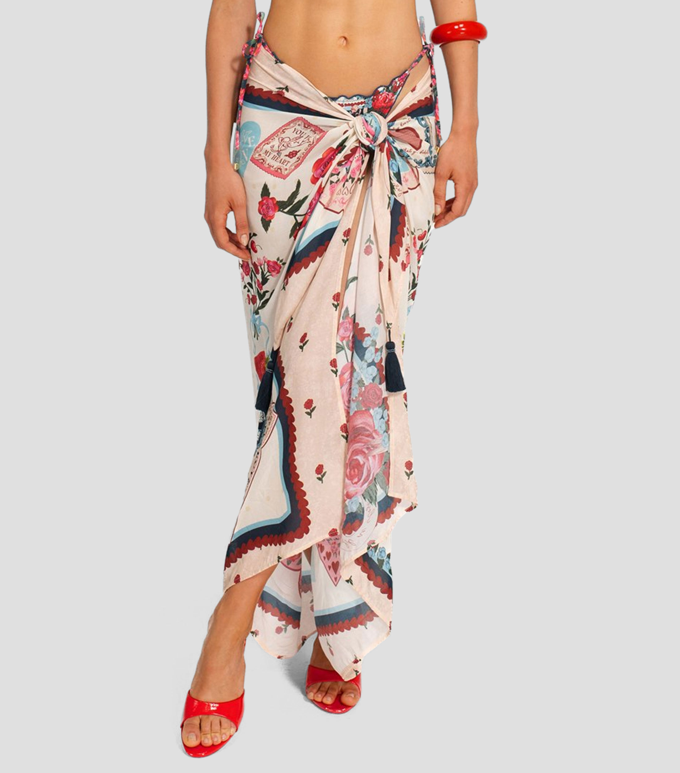 Pareo Cherish estampado Mujer