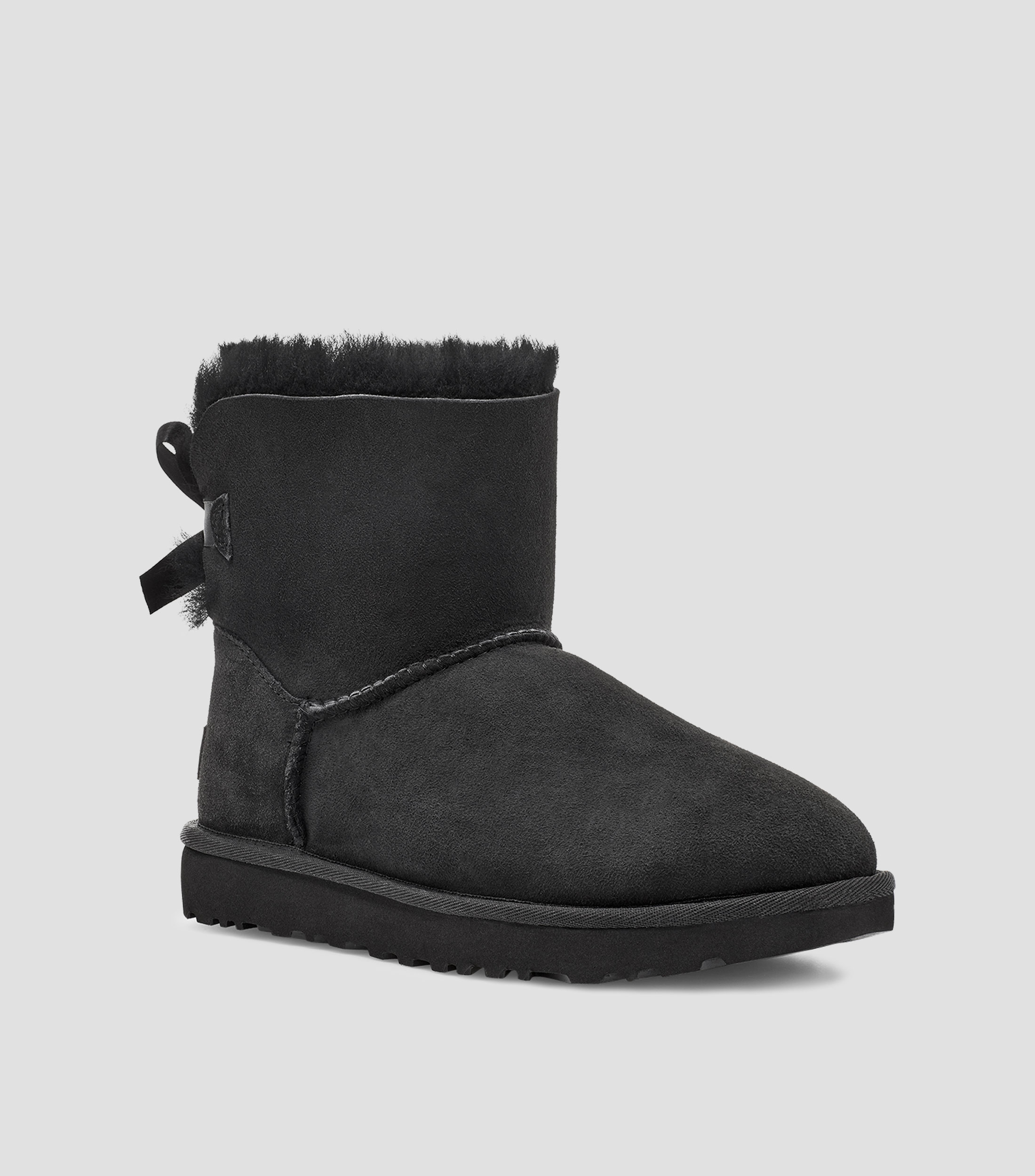 Botas cortas Mini Bailey Bow II en piel gamuza Mujer