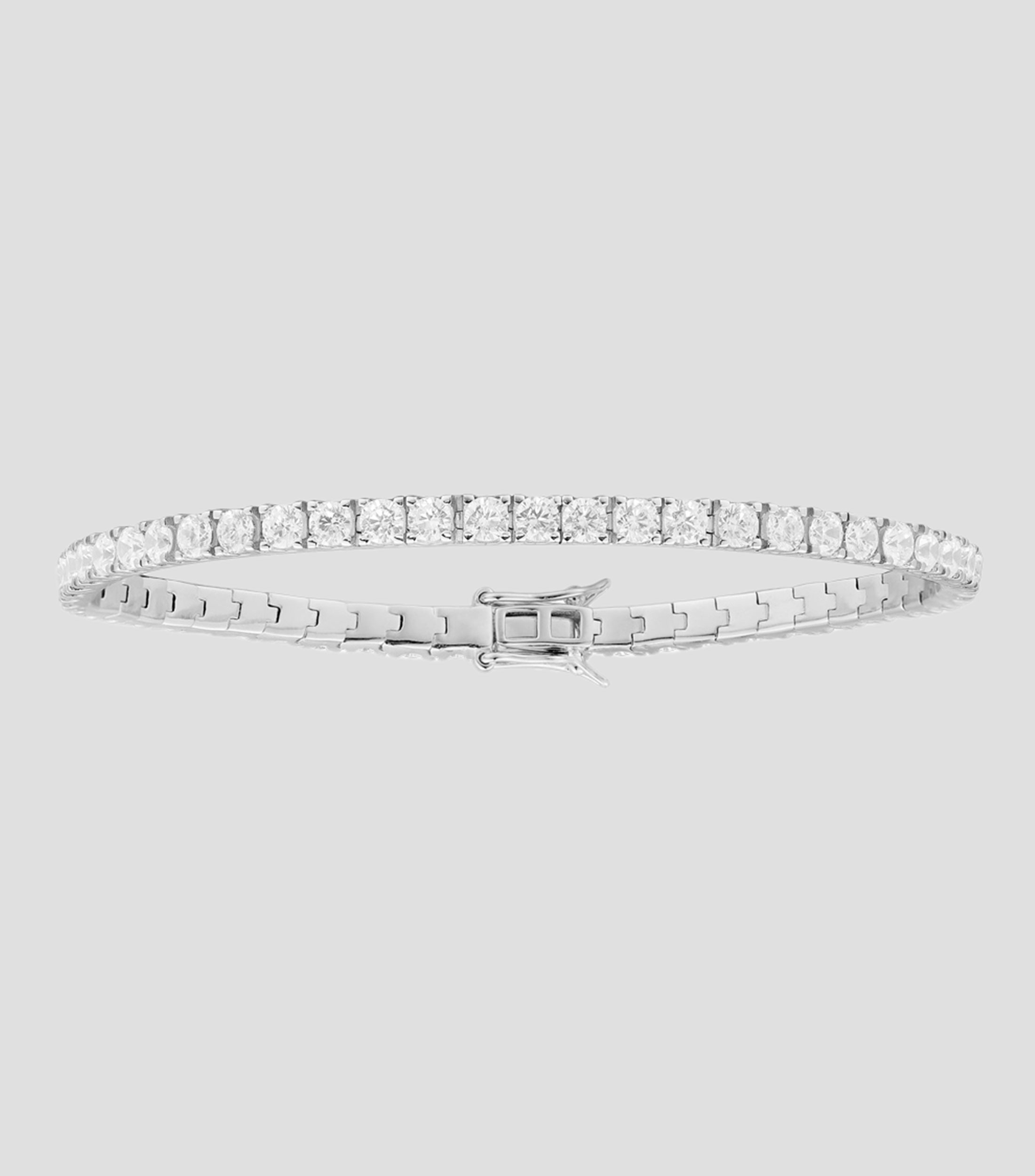Brazalete en plata .925 con zirconias cubicas Festival Unisex