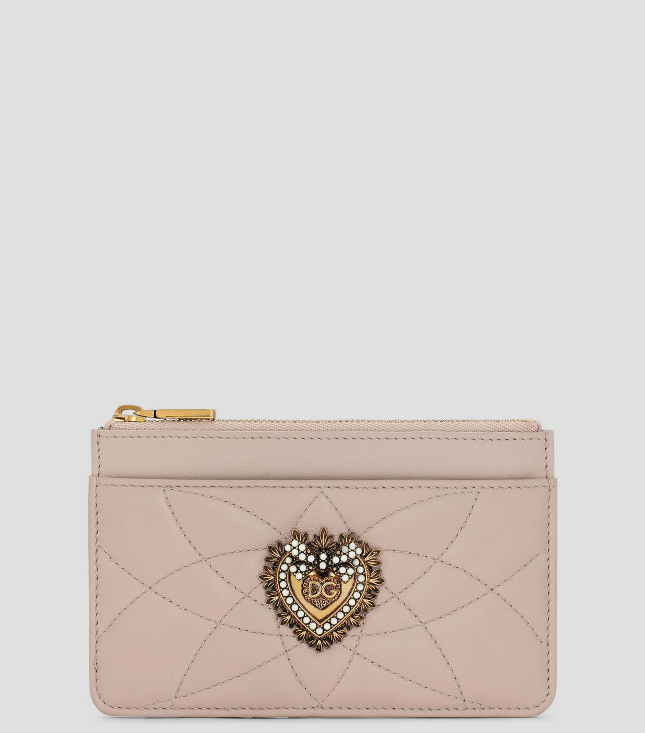 Cartera en piel Devotion capitonado Mujer
