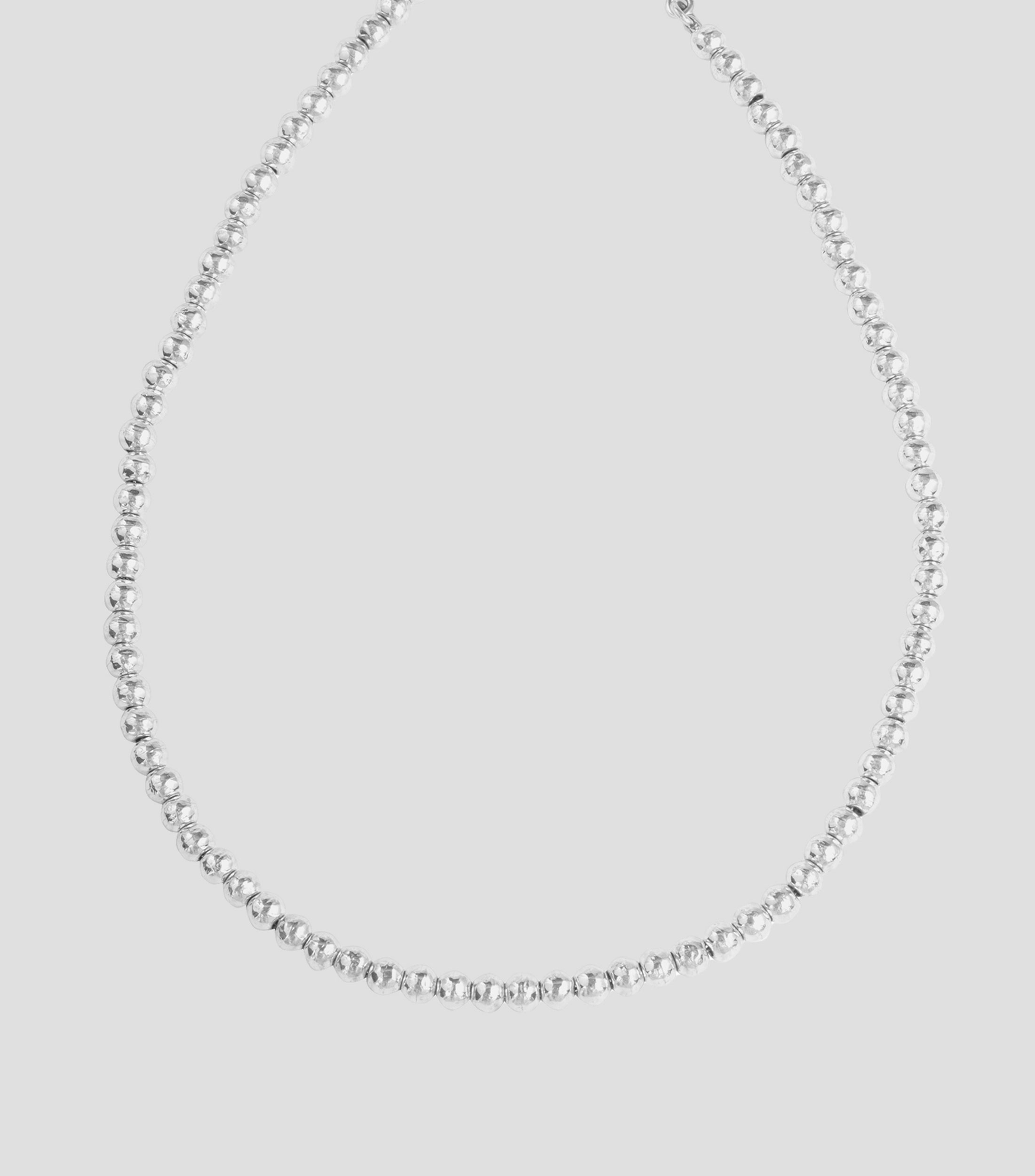 Collar elegante de casquillas en plata .925 Mujer