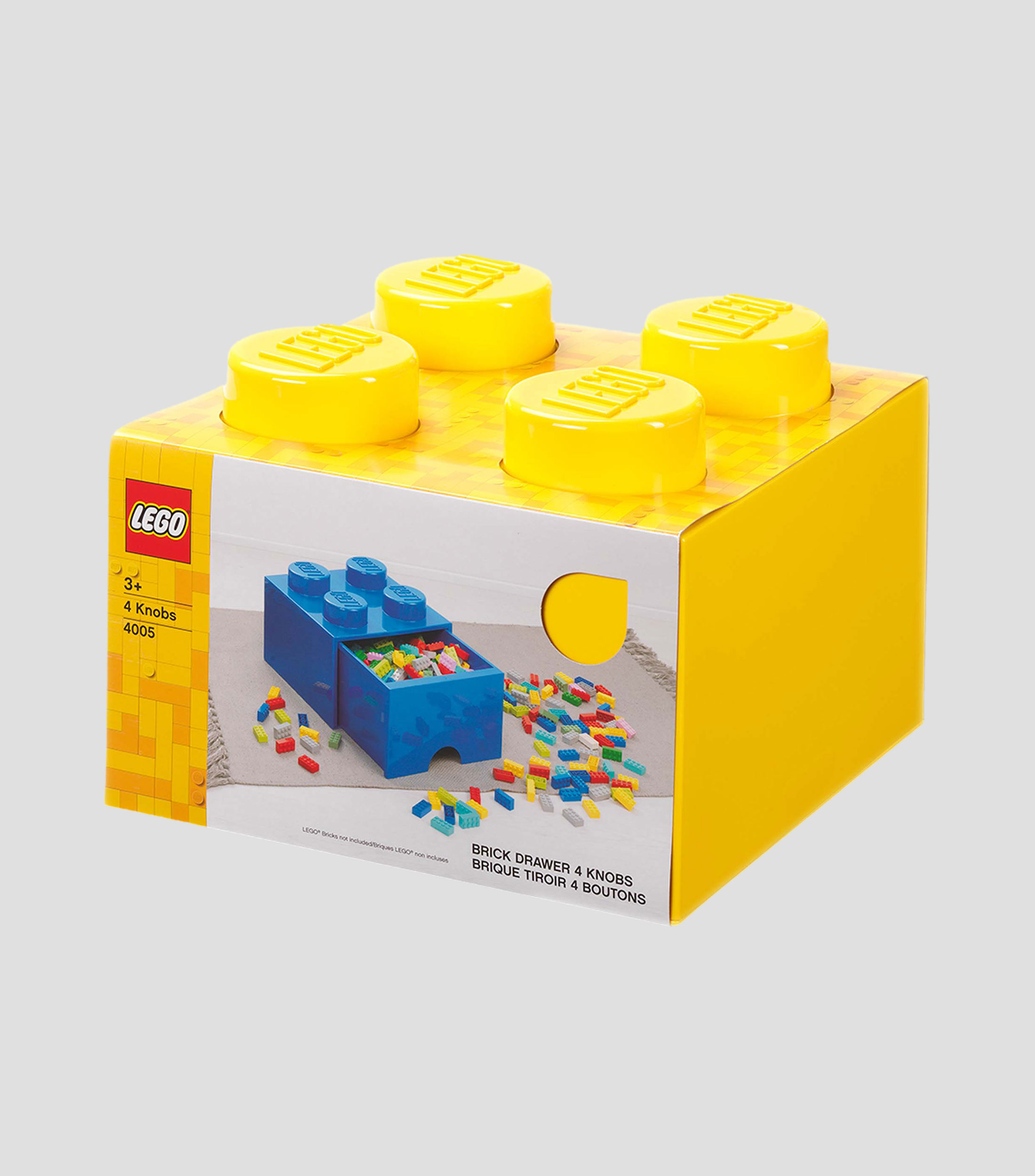 Lego Storage, Brick 4 Drawer Amarillo