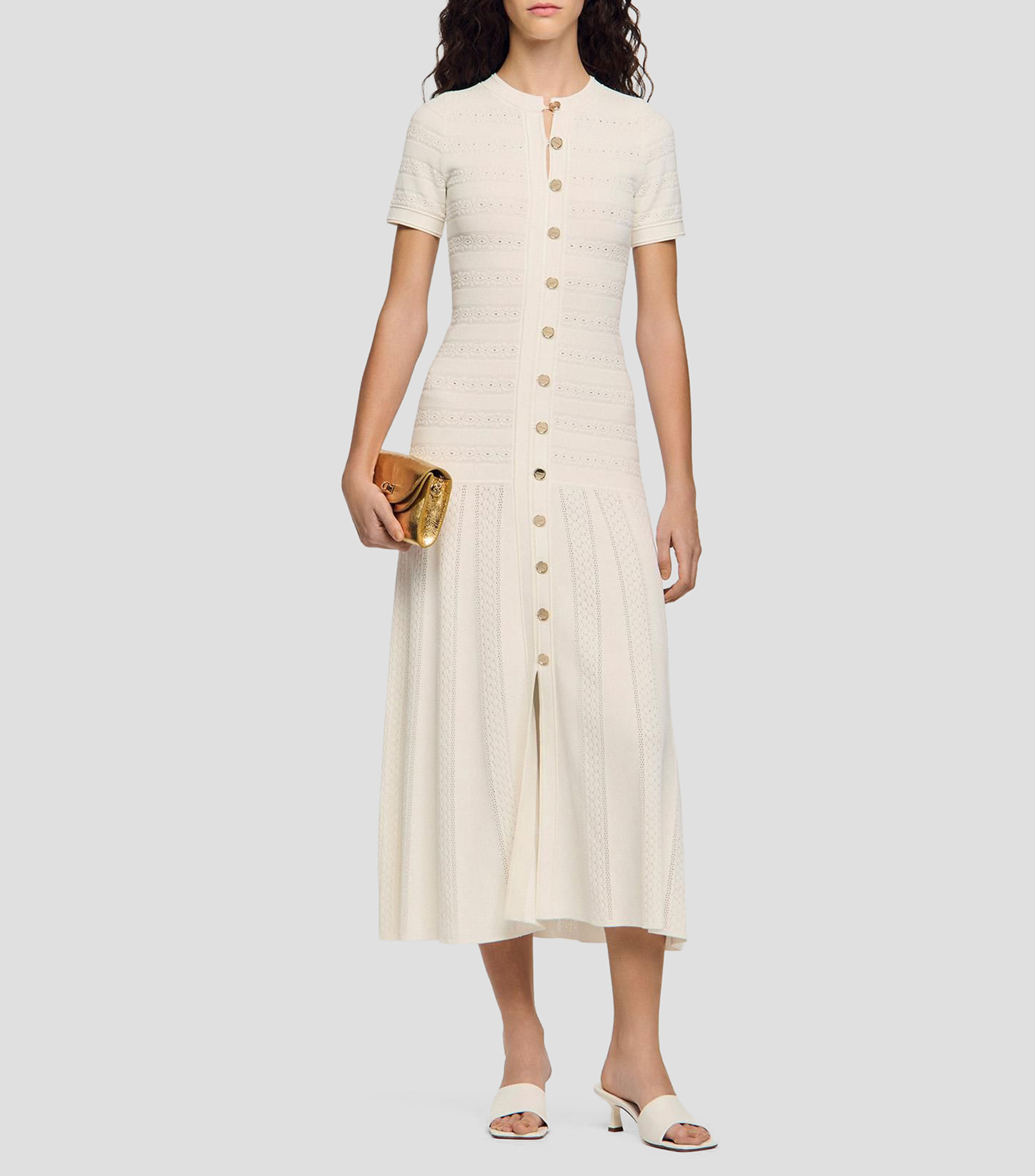 Vestido Largo Liso Mujer