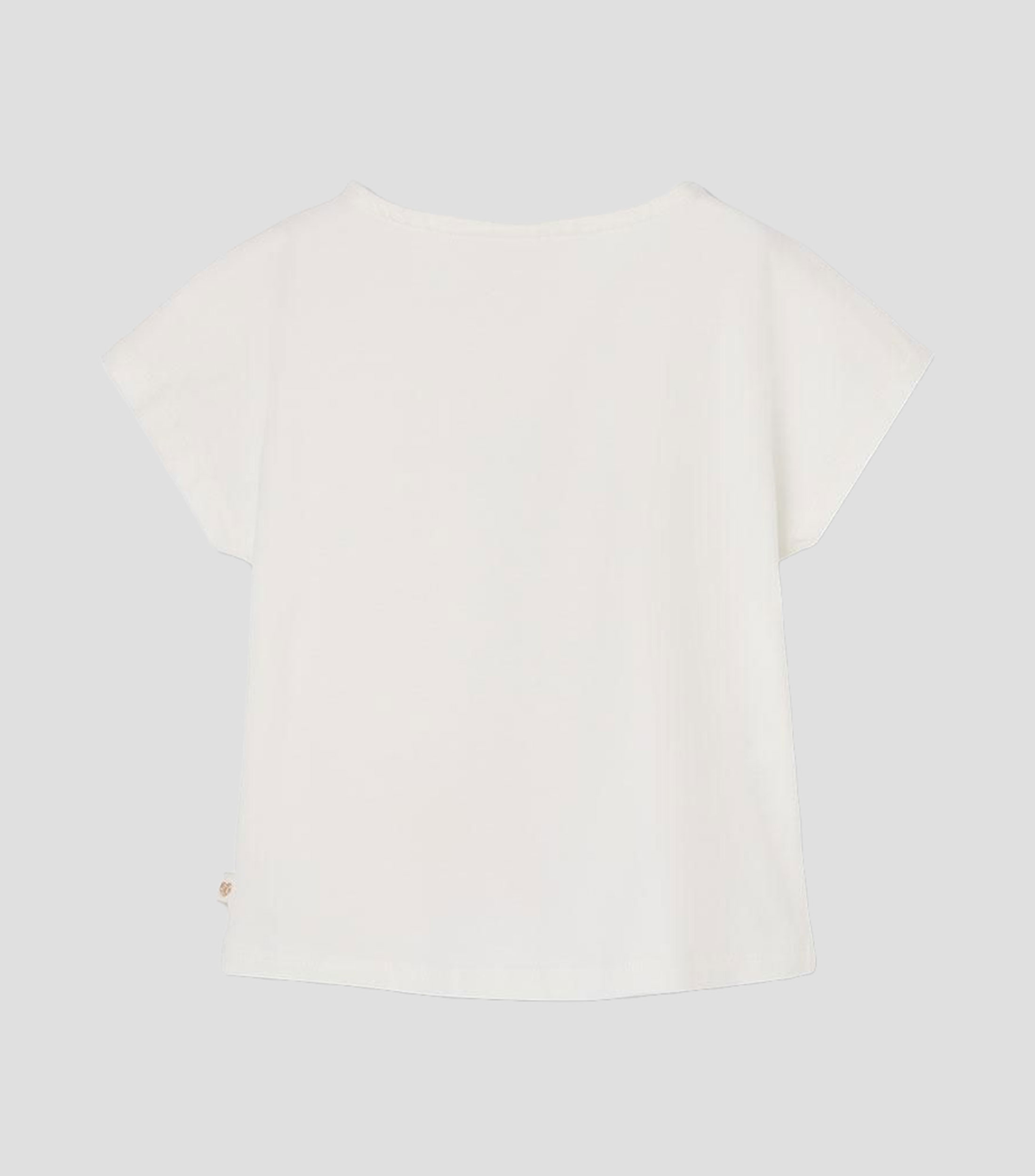 Playera cuello redondo manga corta estampada Niña